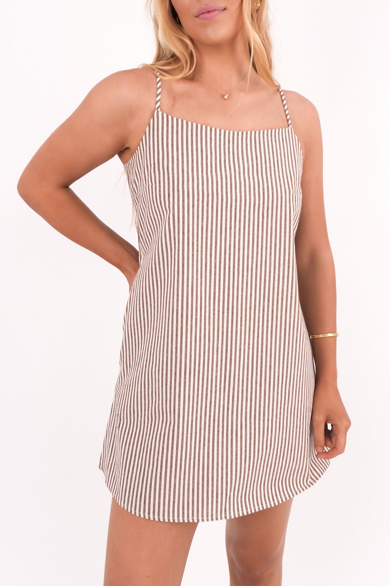 Sunday Mini Dress Chocolate