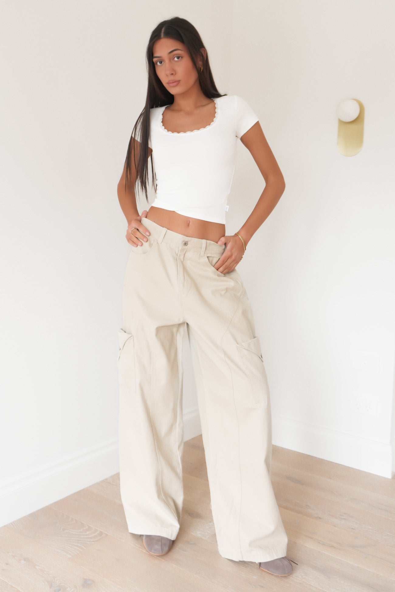 Tahlae Cargo Pant Beige