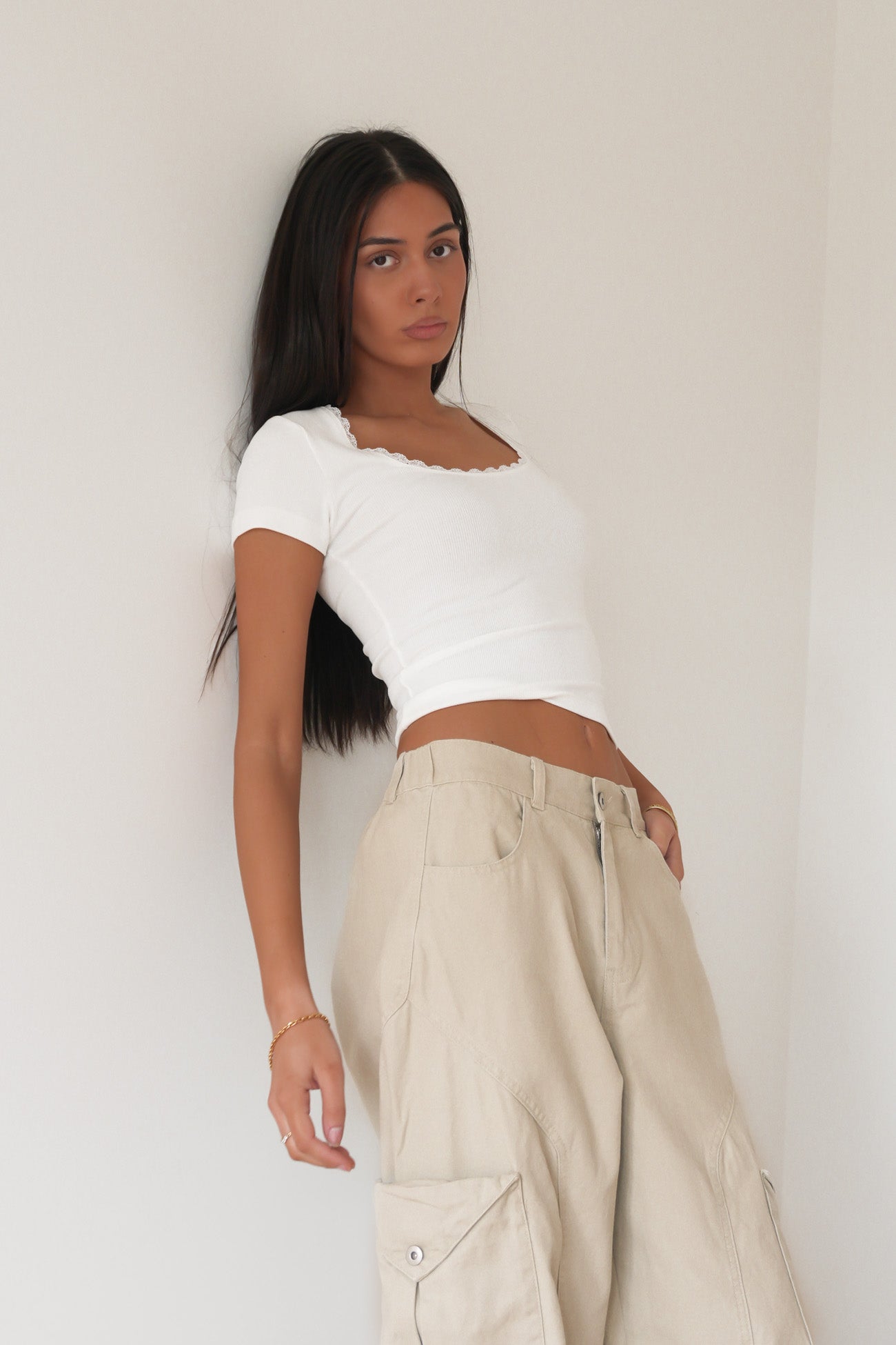 Tahlae Cargo Pant Beige