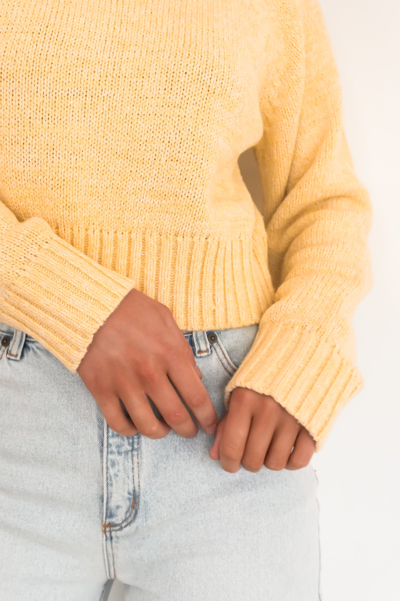 Talullah Crew Knit Yellow