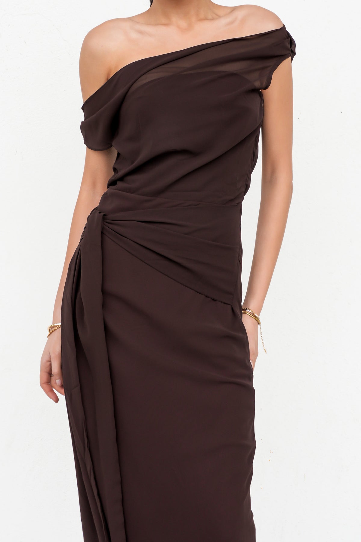 Tamika Maxi Dress Brown