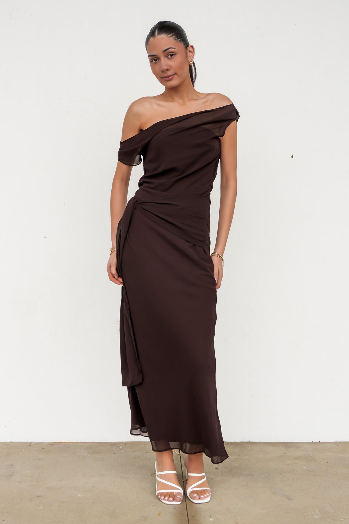 Tamika Maxi Dress Brown