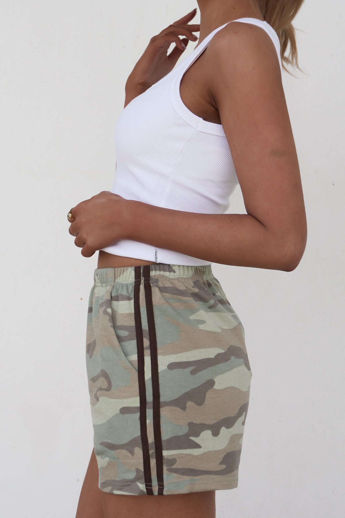Tanisha Short Faded Camo