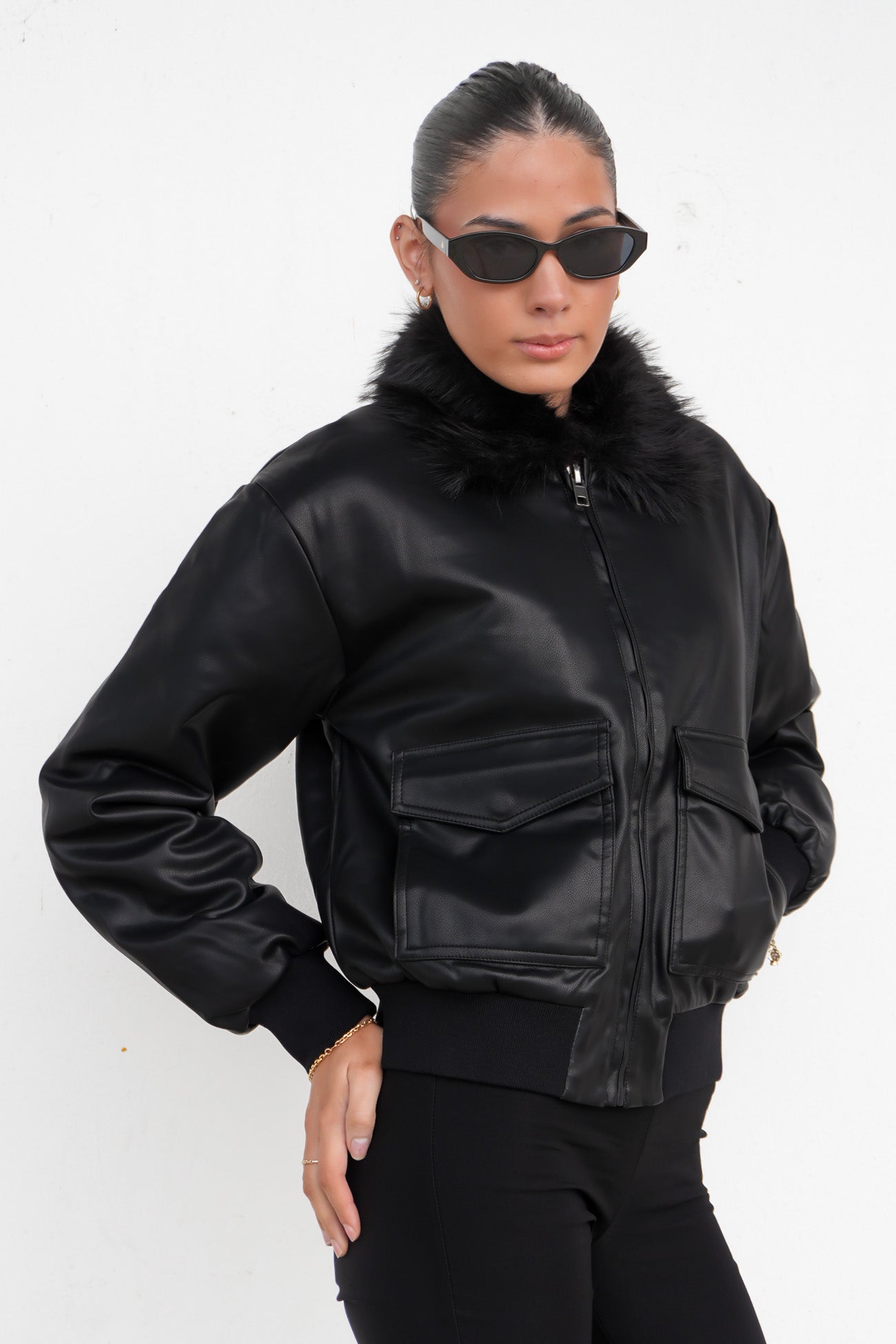 Taya Bomber Black