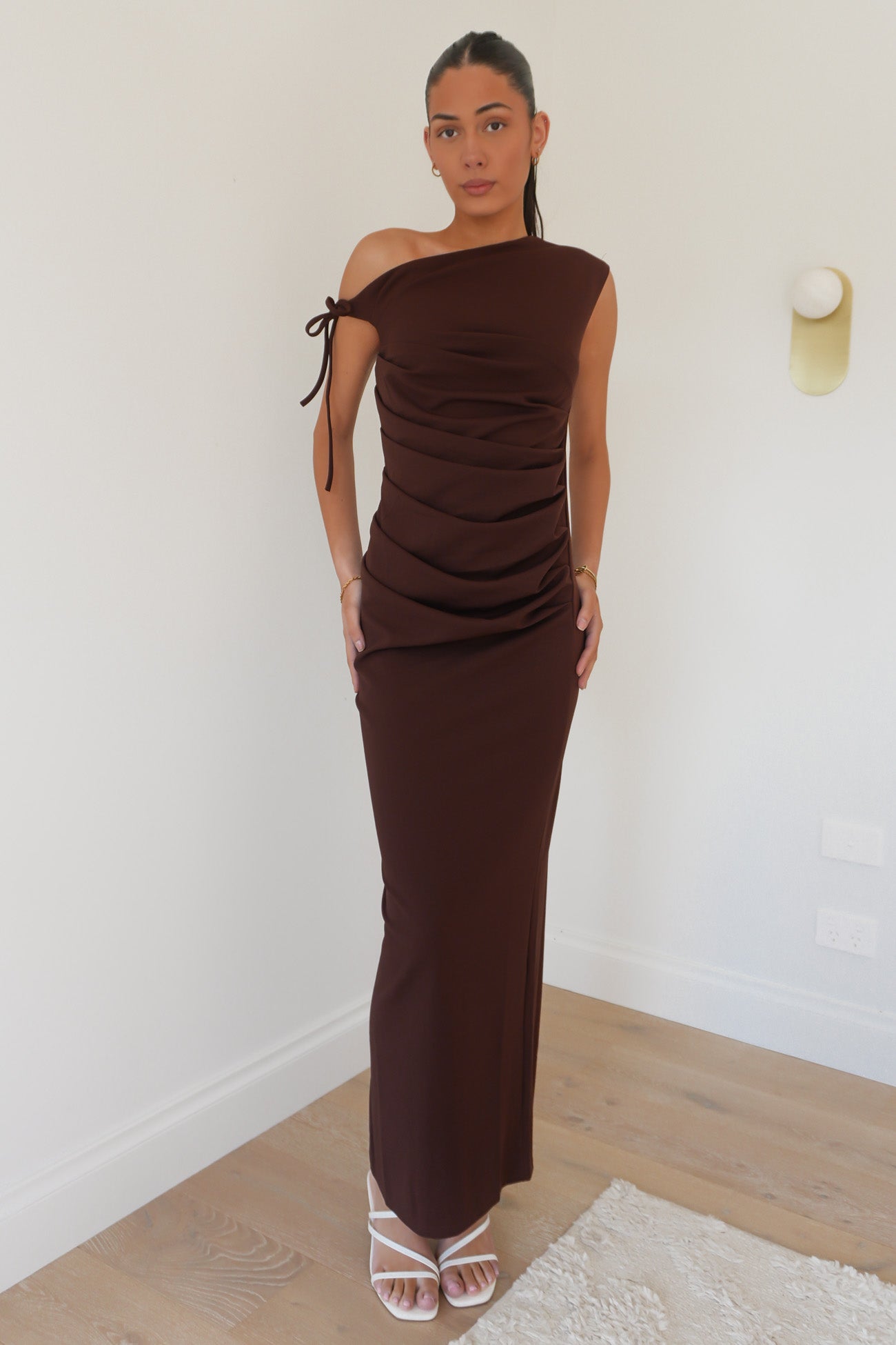 Taylah Maxi Dress Chocolate