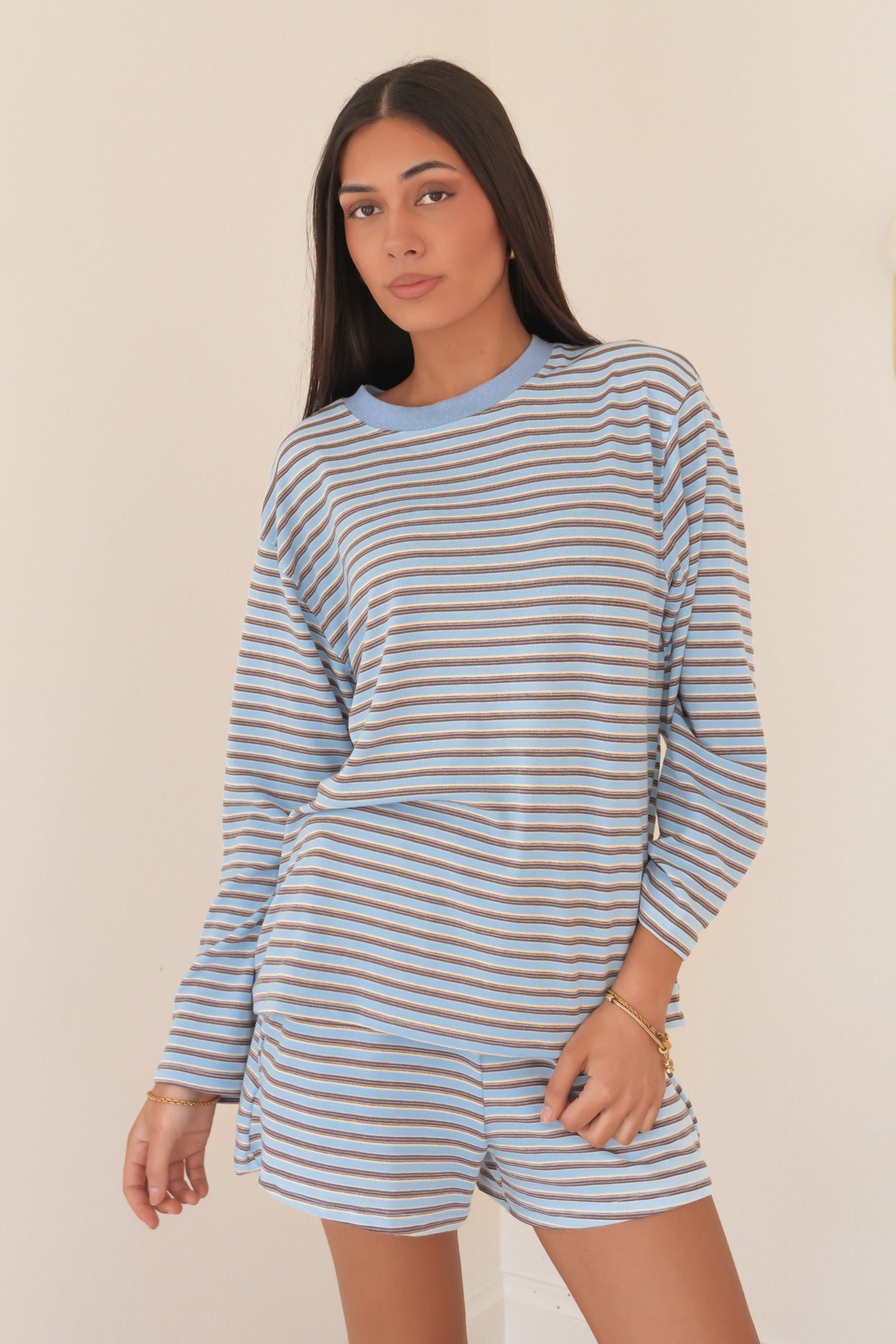 Tenisha Set Blue Stripe