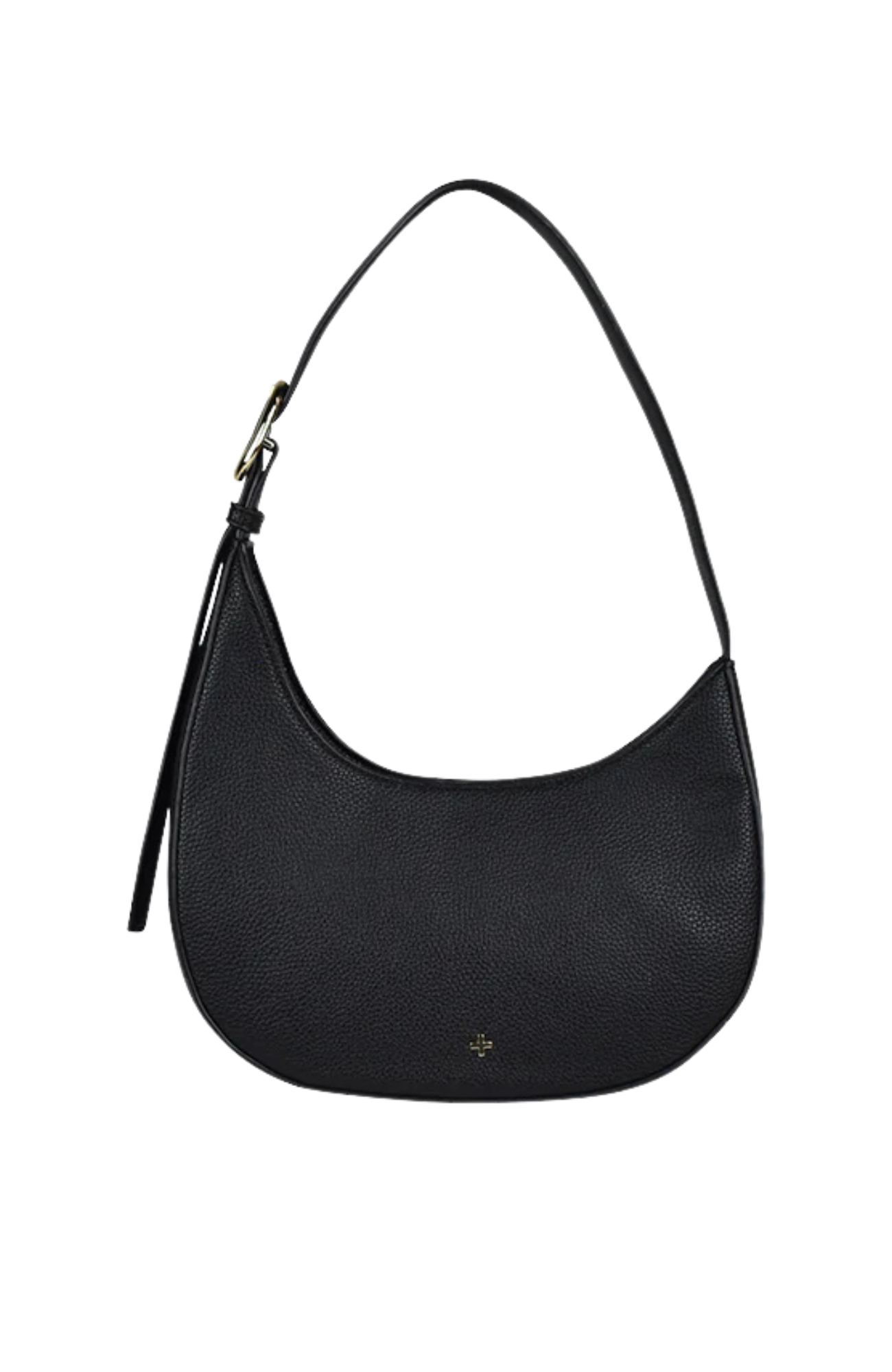 Tiana Bag Black Pebble Gold