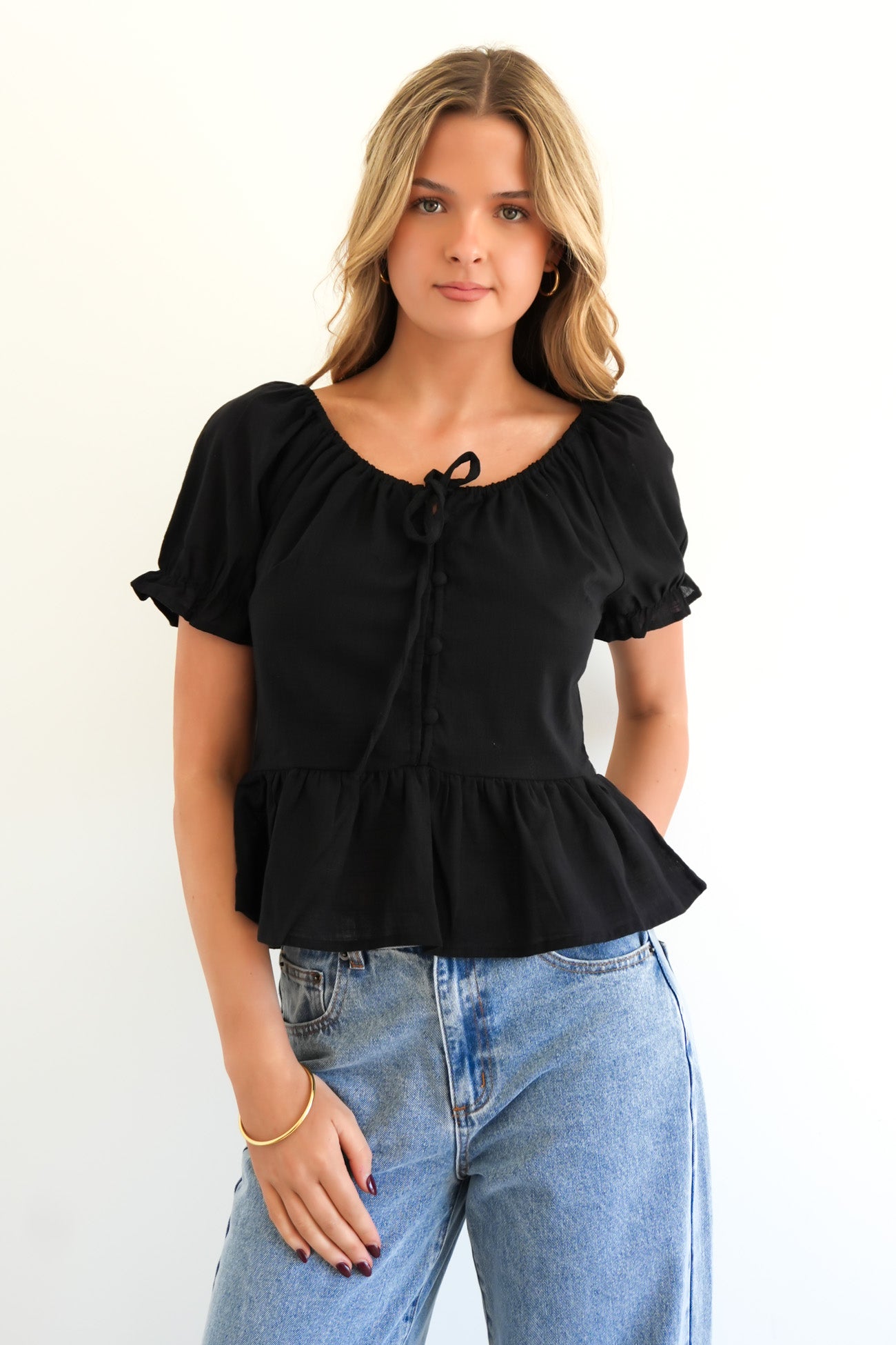 Tiana Top Black