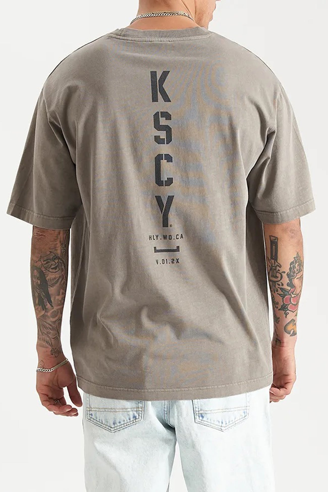 Trojan Heavy Oversized Tee Pigment Driftwood
