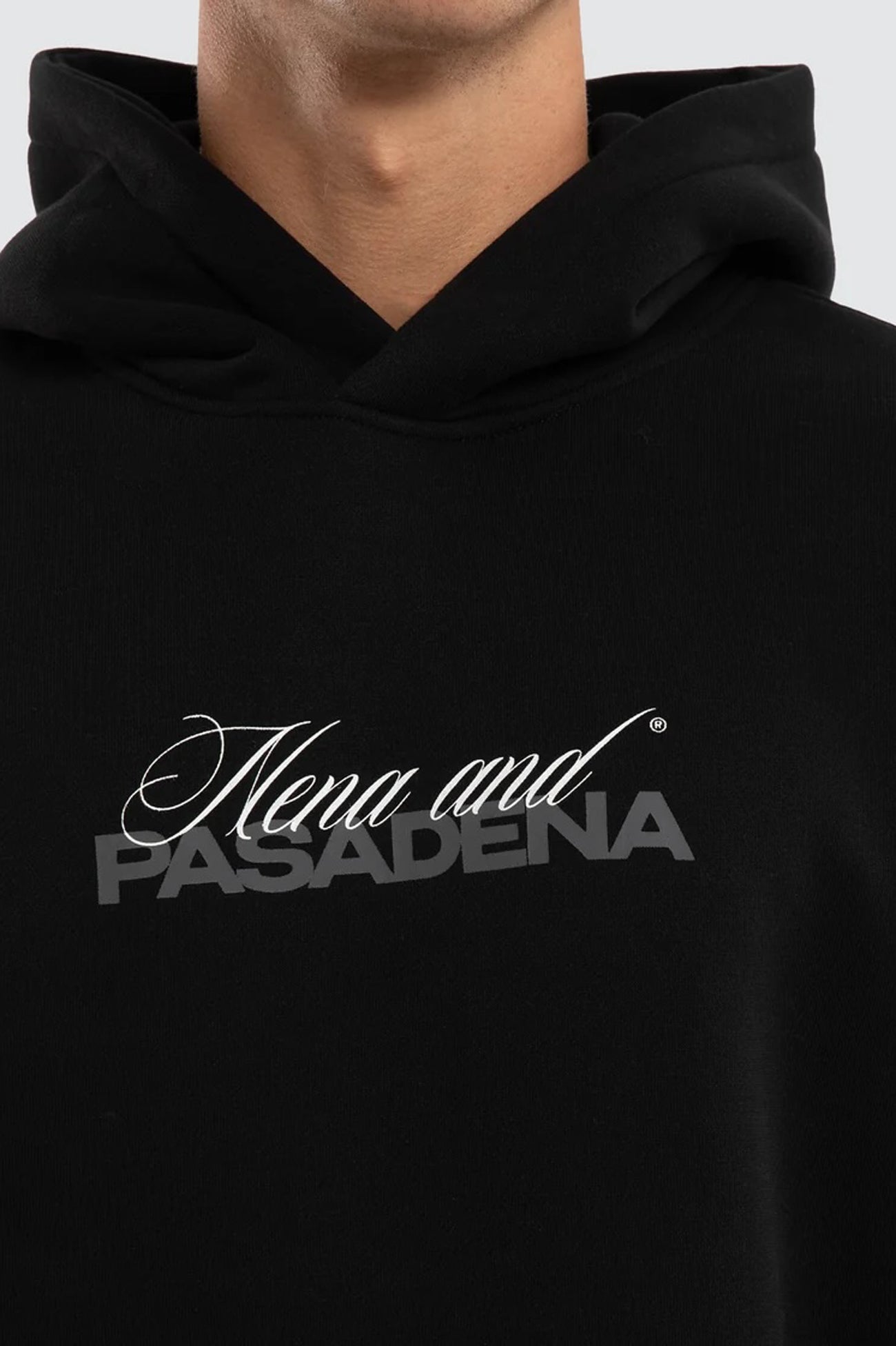 Umbran Dual Curved Hoodie Jet Black