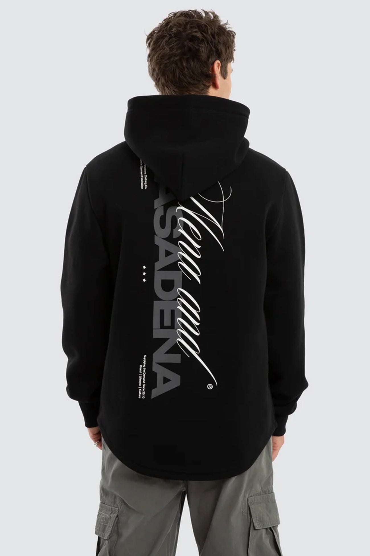 Umbran Dual Curved Hoodie Jet Black