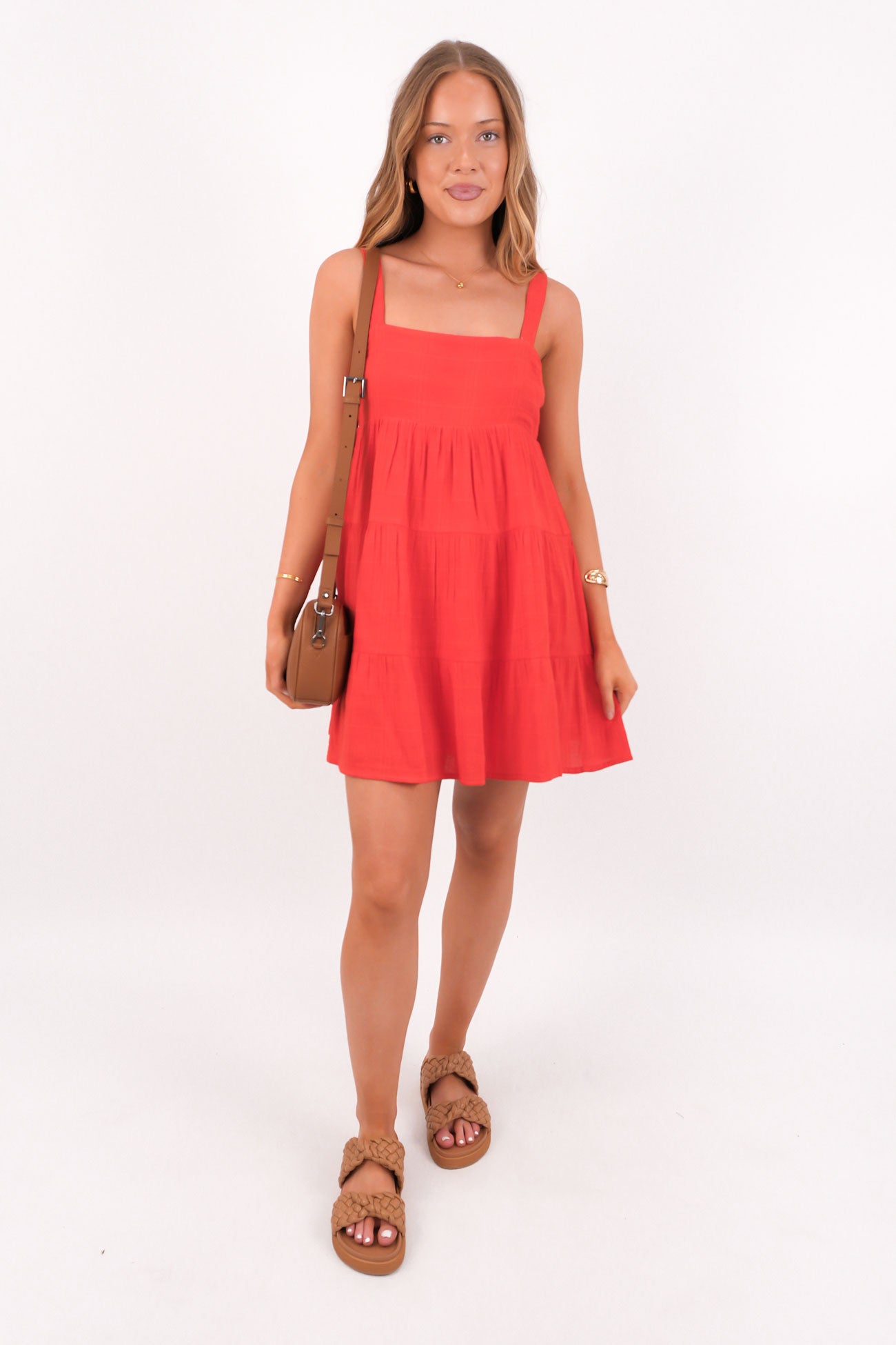 Viper Mini Dress Red