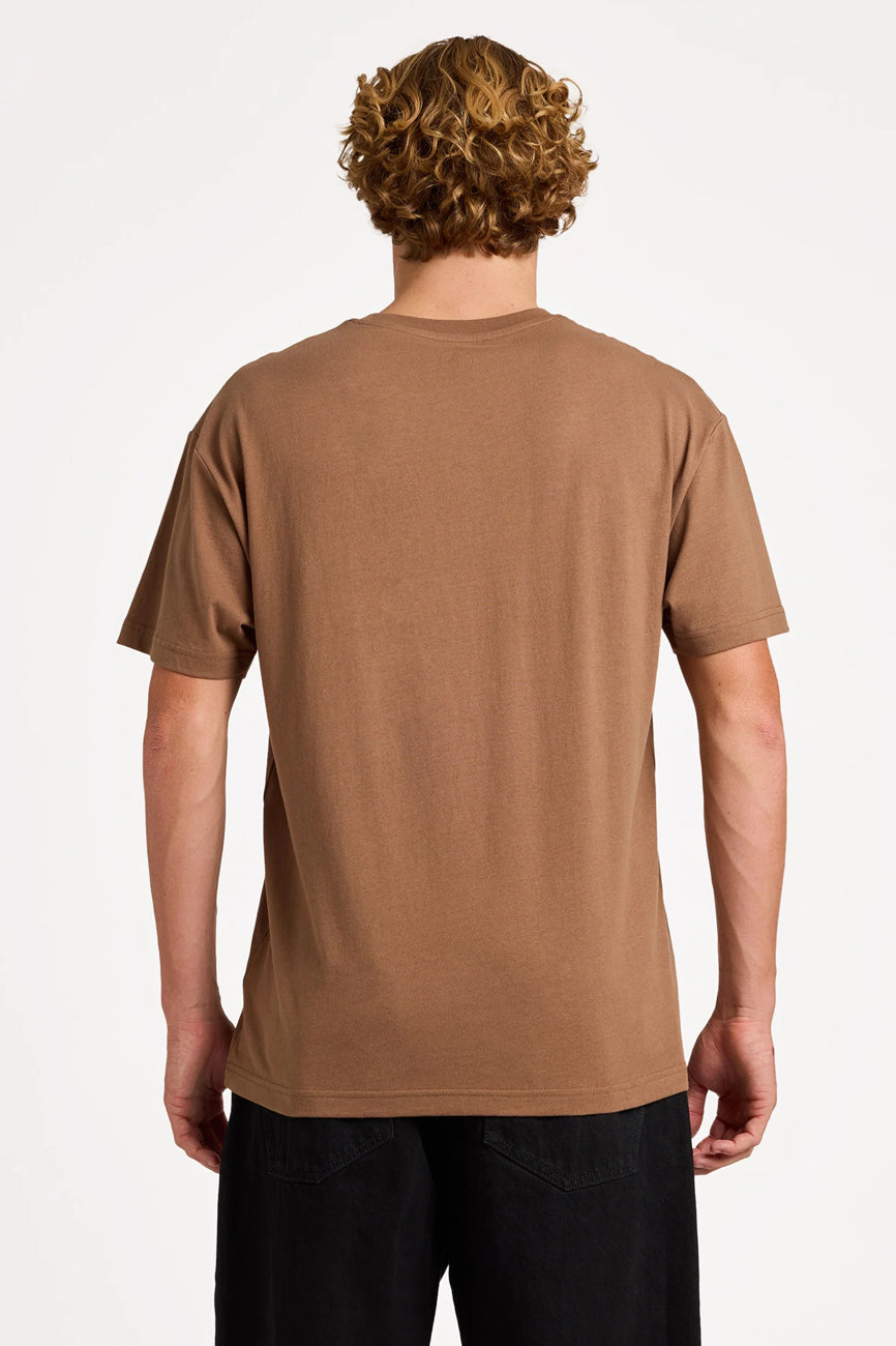 Volcom Stone Loose Short Sleeve Tee Earth