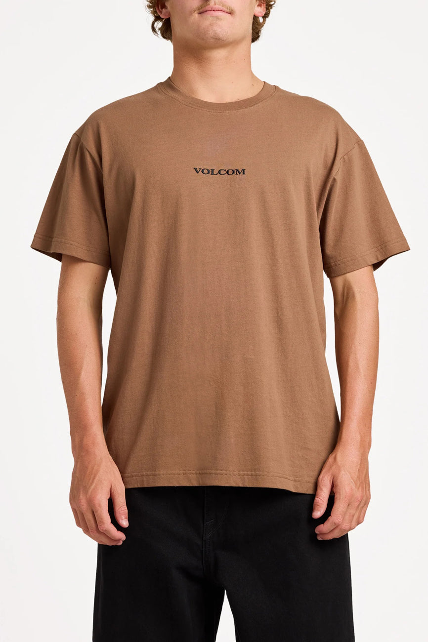 Volcom Stone Loose Short Sleeve Tee Earth