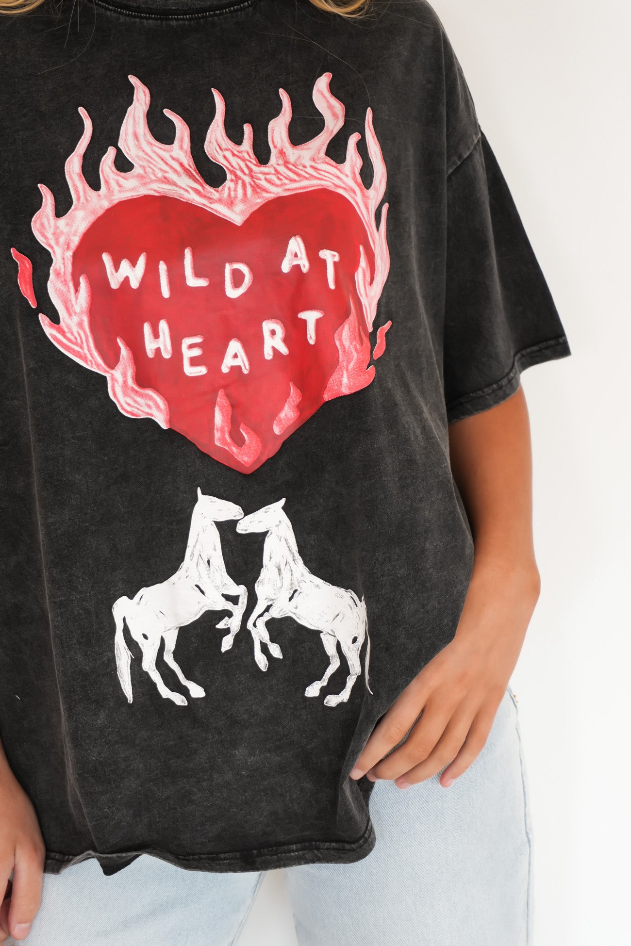 Wild At Heart Tee Black