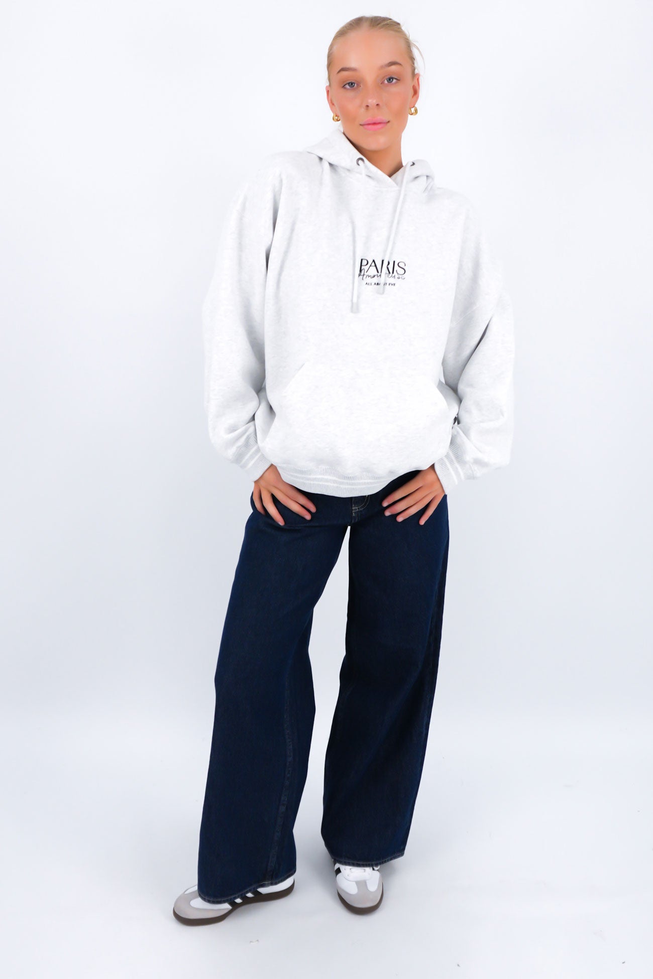 Wilder Relaxed Hoodie Snow Marle