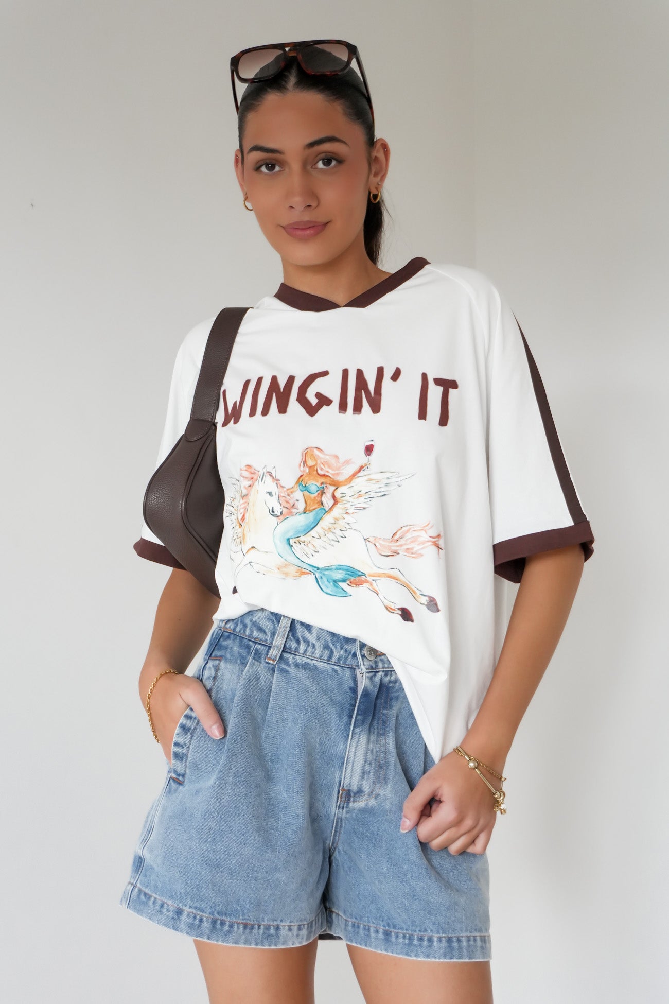 Wingin' It Tee White