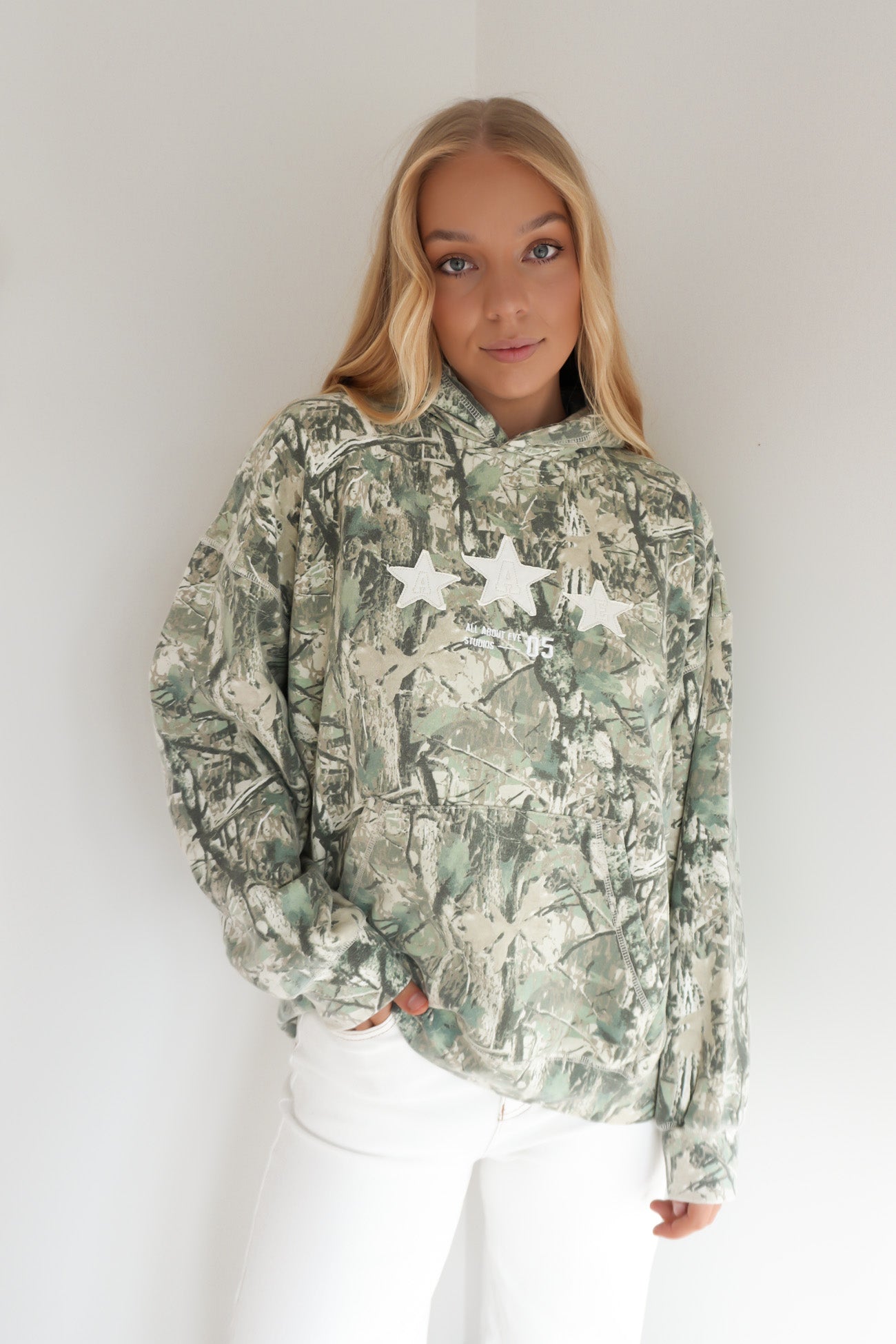 Woodlands Relaxed Hoodie Print