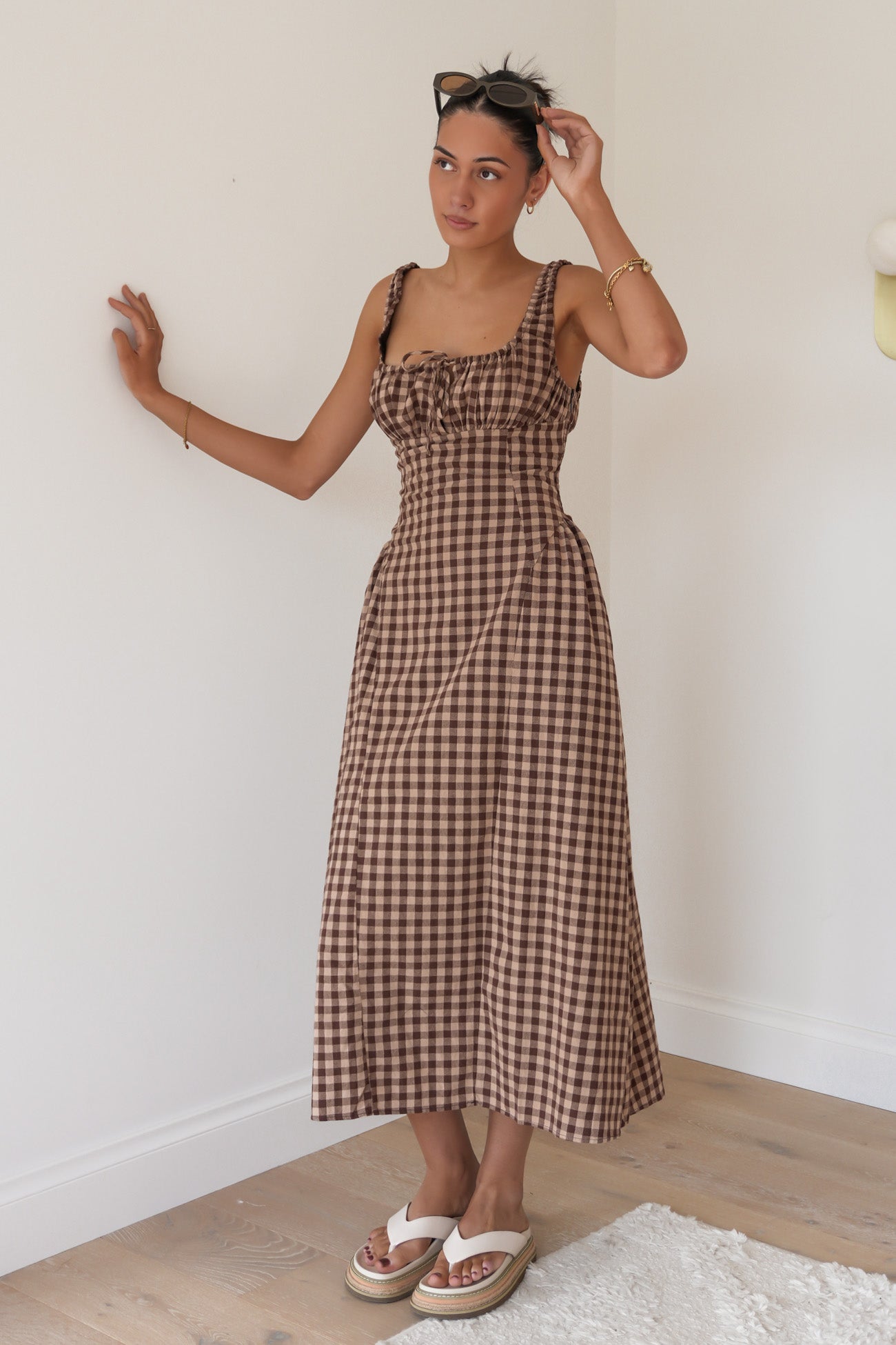 Wynn Maxi Dress Brown