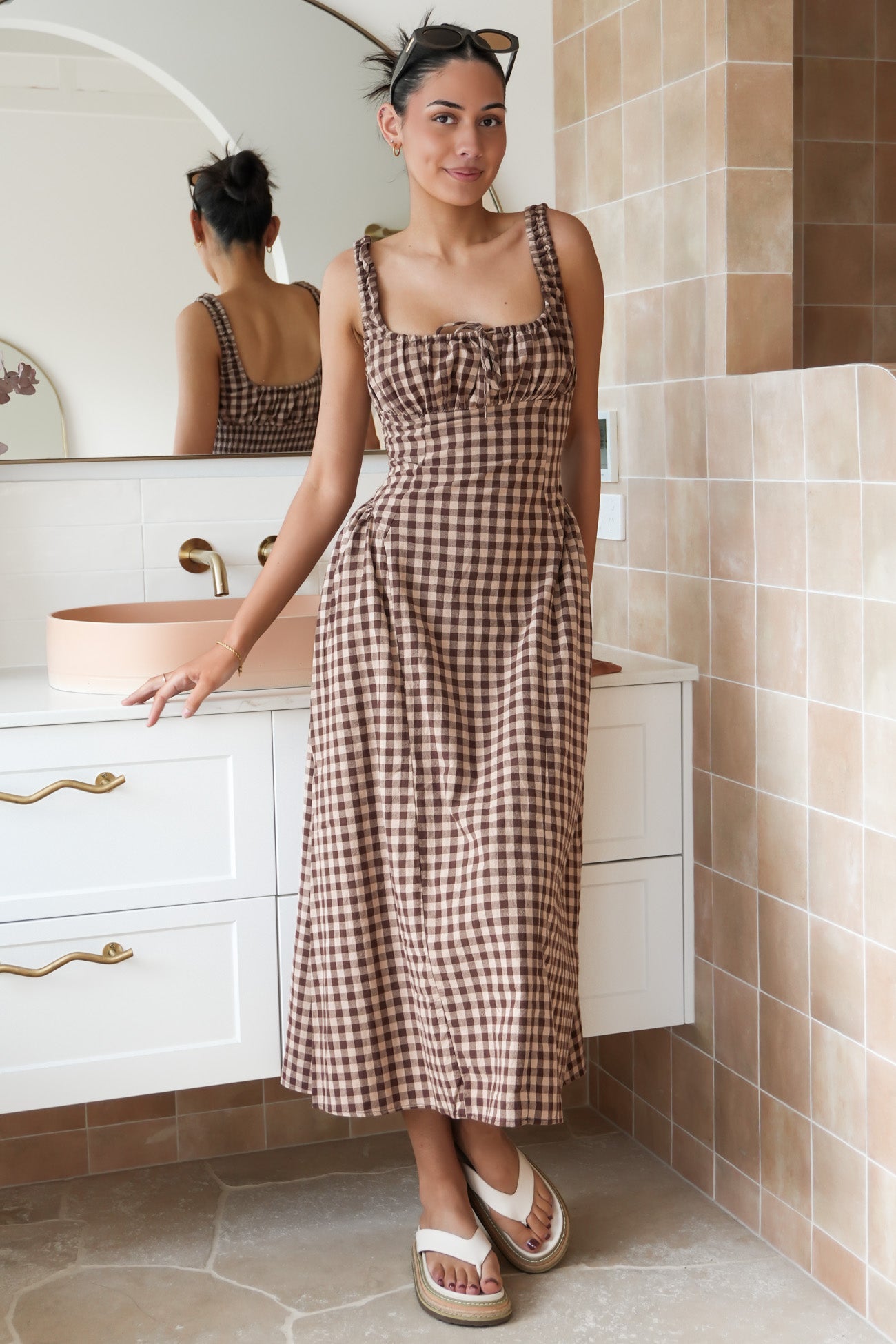 Wynn Maxi Dress Brown