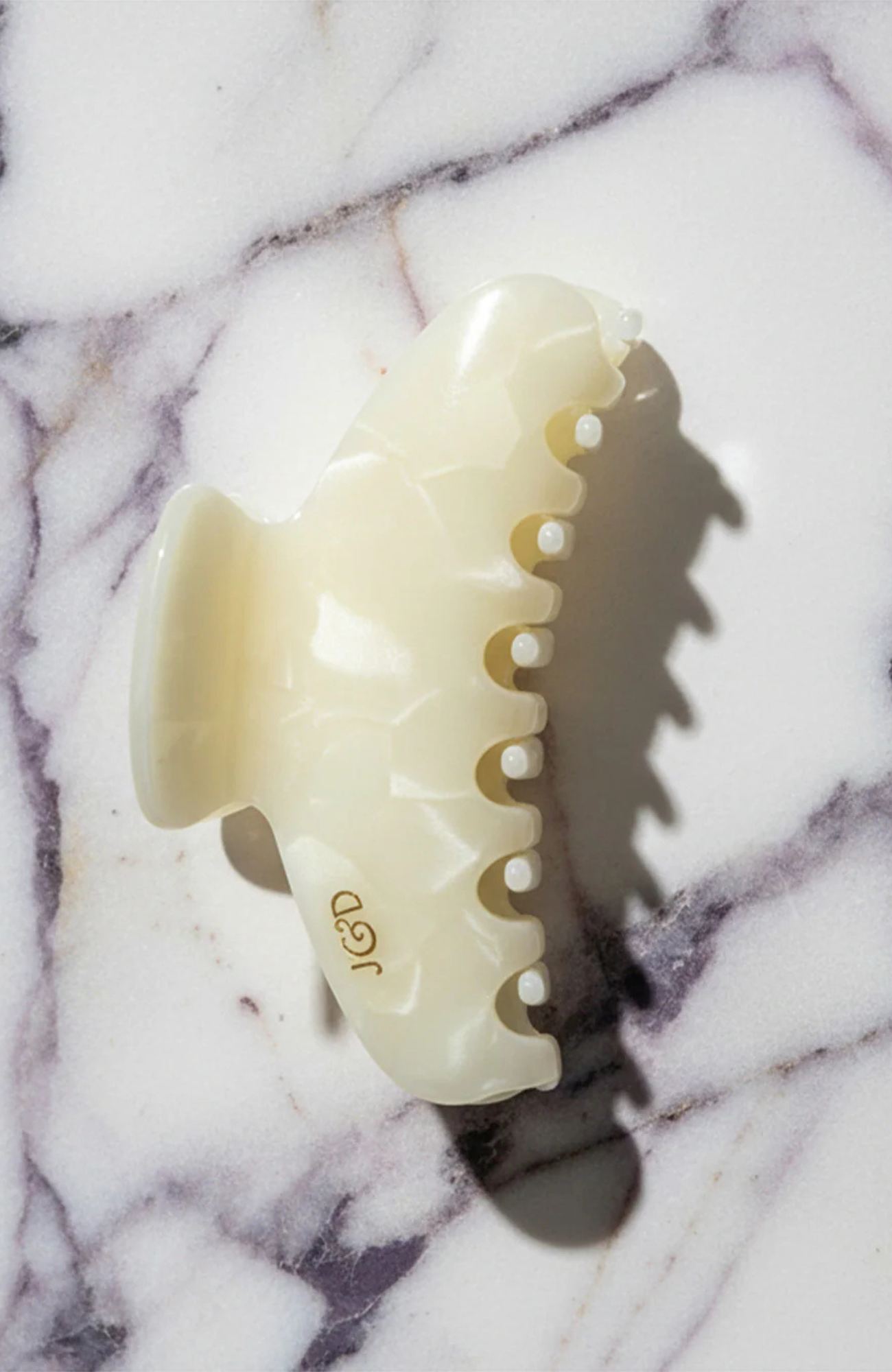 Yoyo Hair Clip Cream