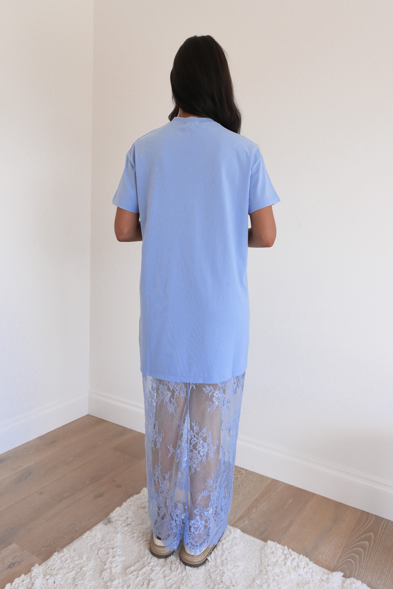 Zoro Lace Maxi Dress Blue