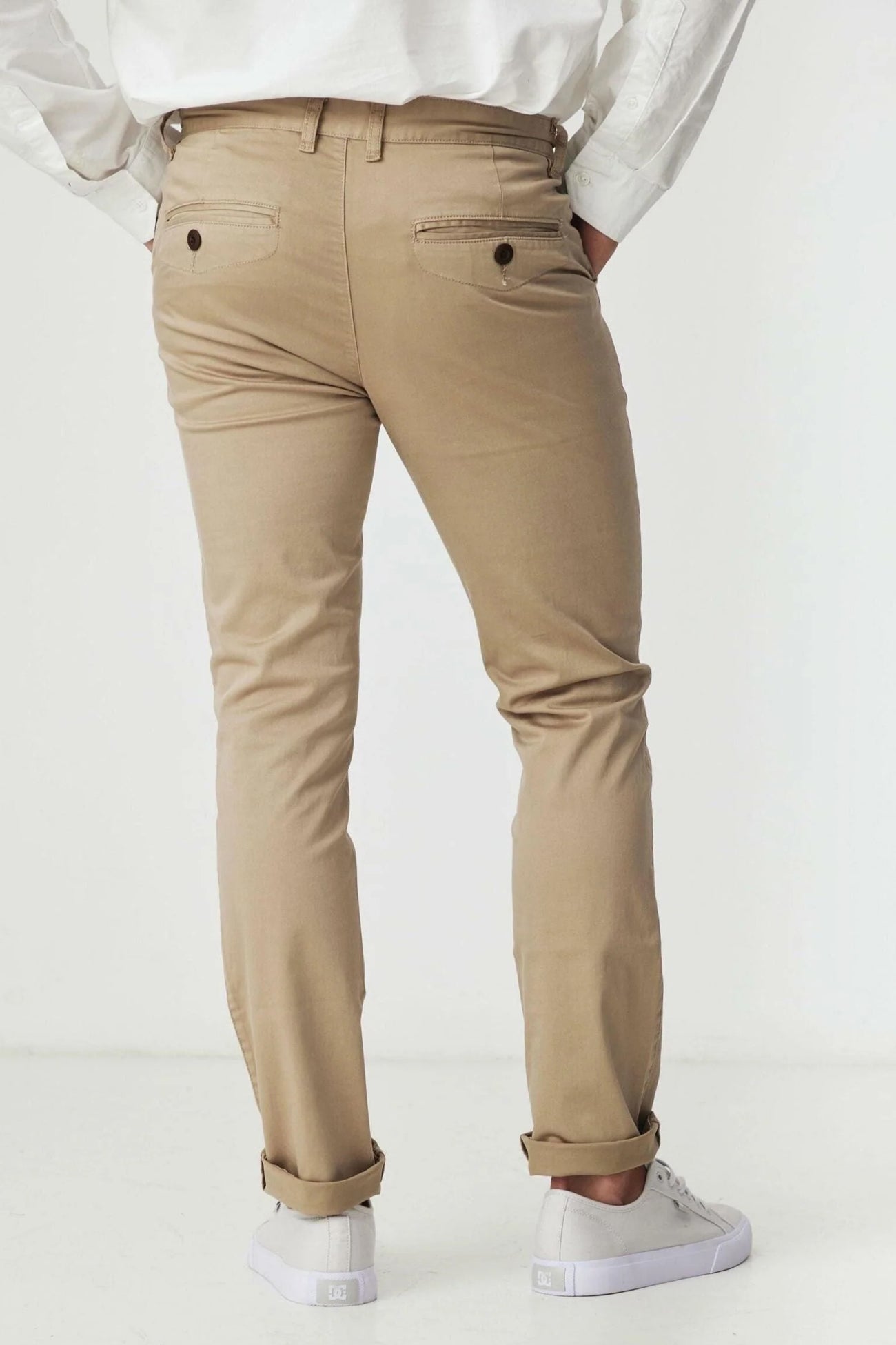 Clay Slim Chino Pant Stone