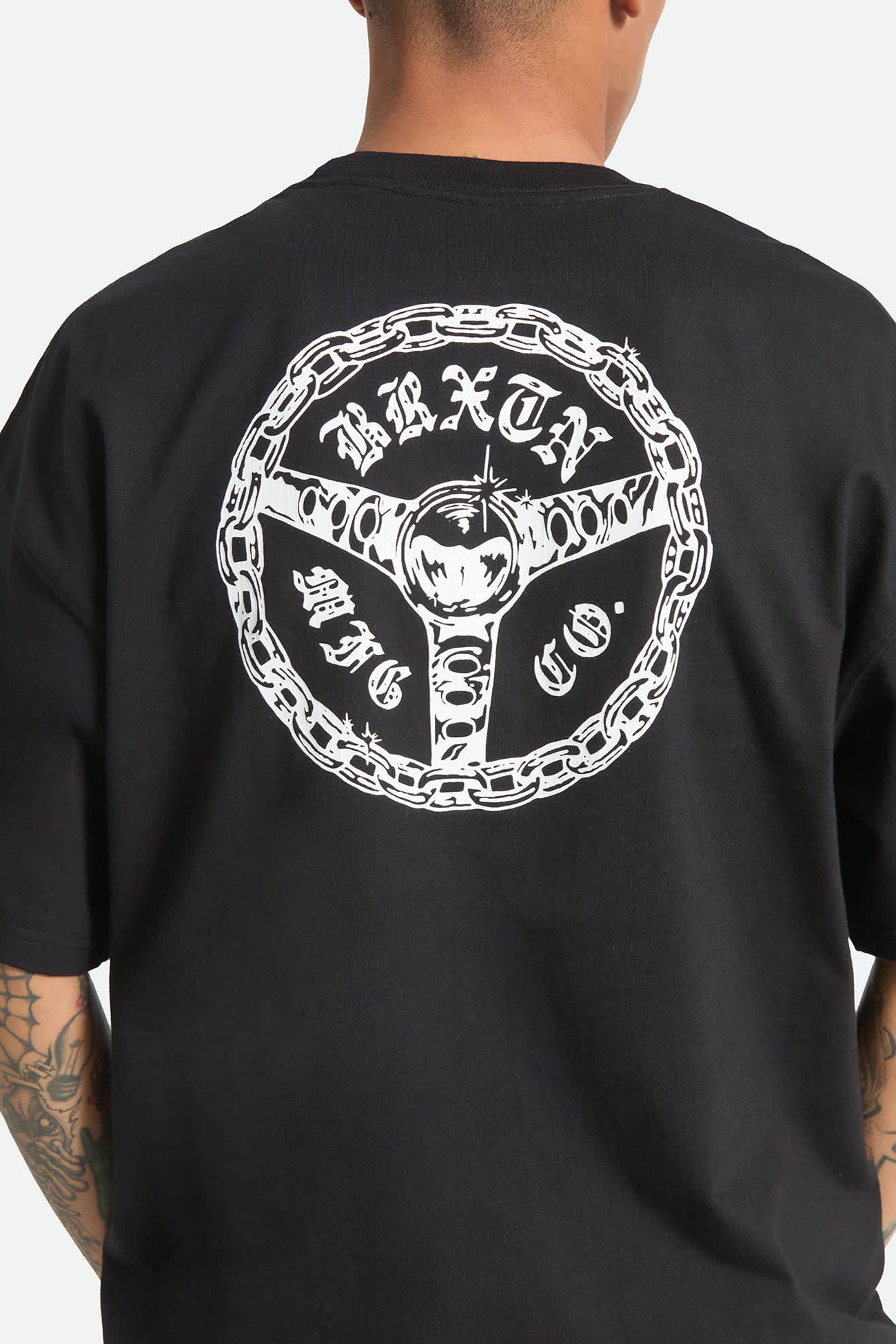 Drive Short Sleeve Oversized Tee Black