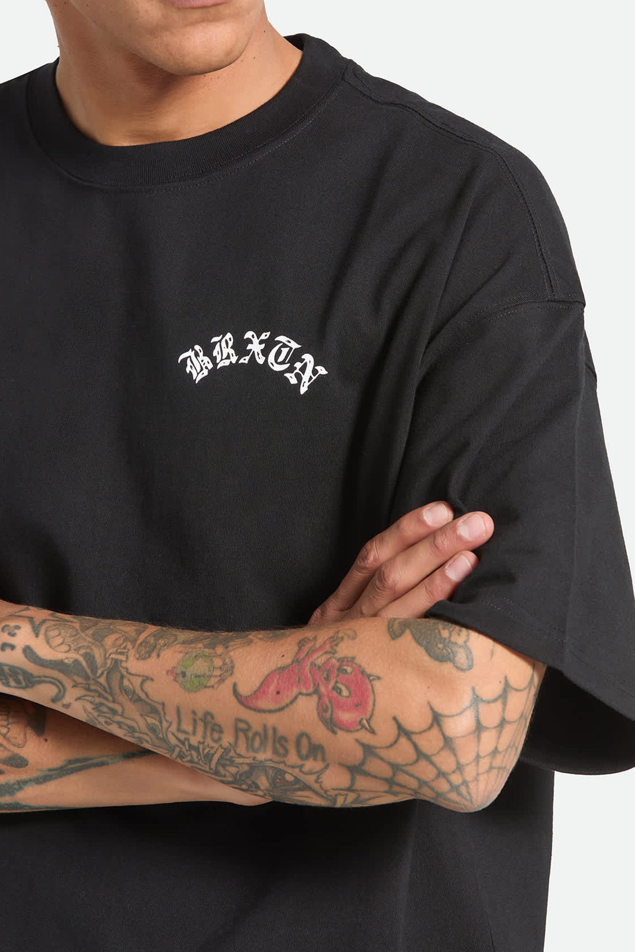 Drive Short Sleeve Oversized Tee Black