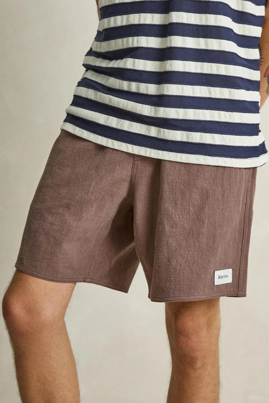 Textured Linen Jam Chocolate