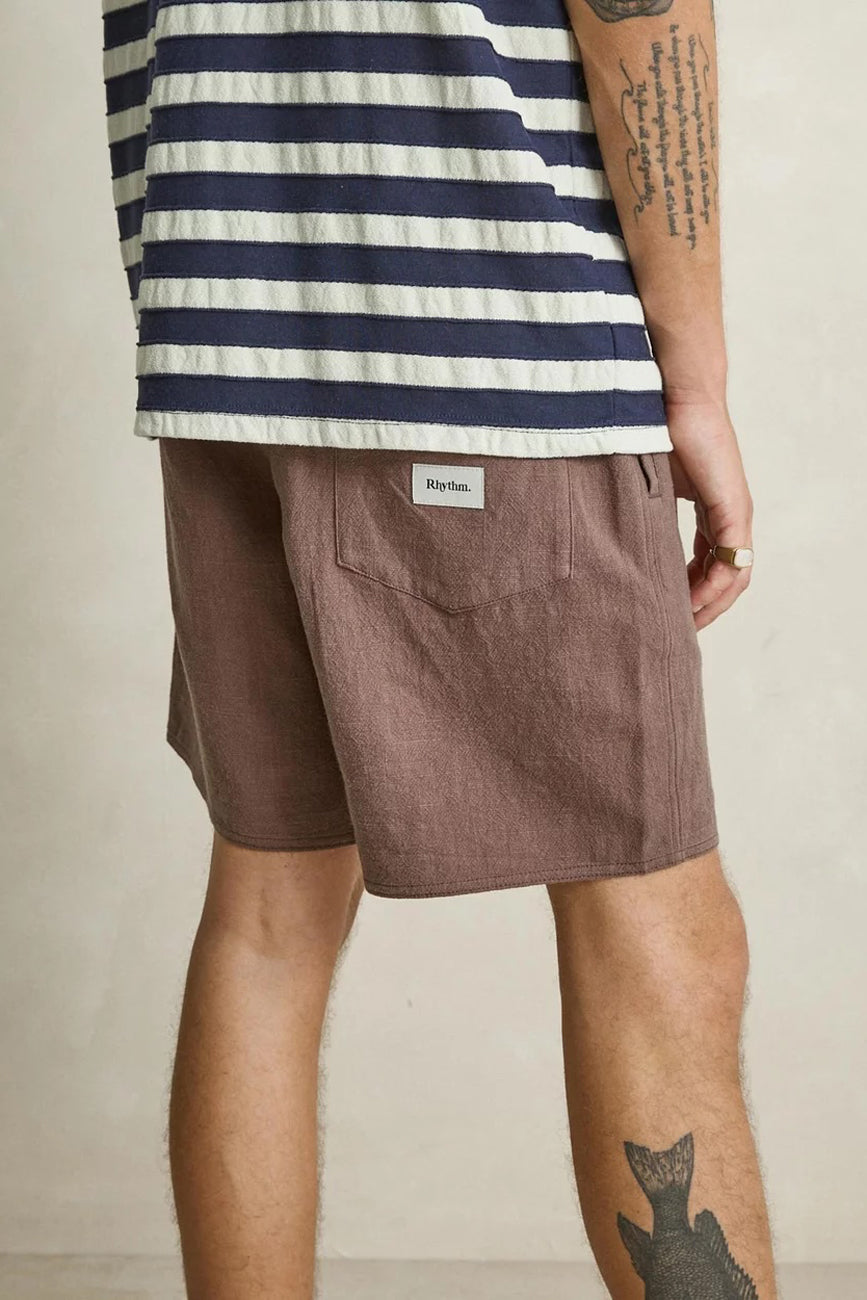 Textured Linen Jam Chocolate