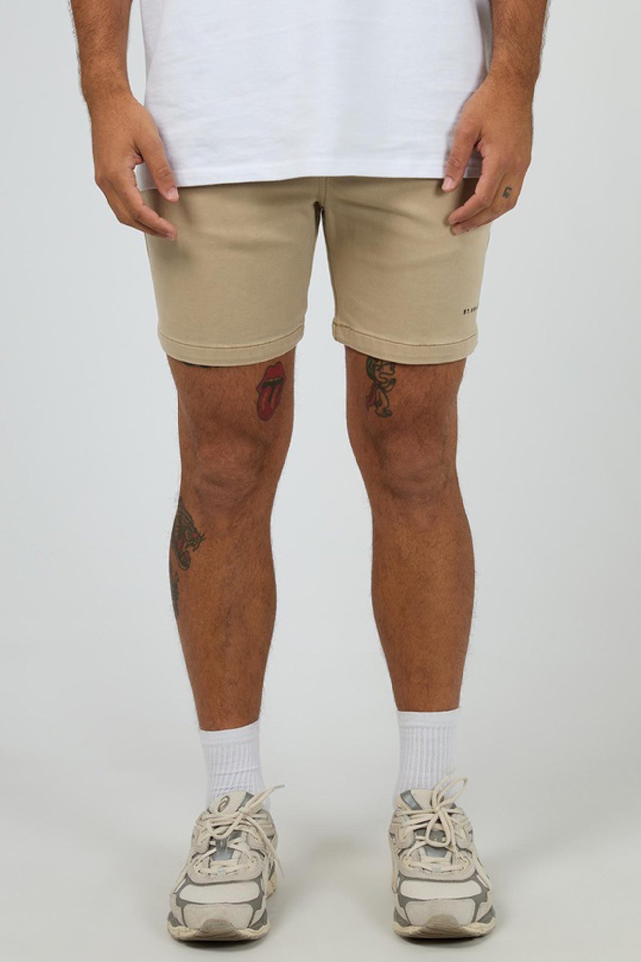 Fairhaven Elastic Waist Hybrid Short Sand