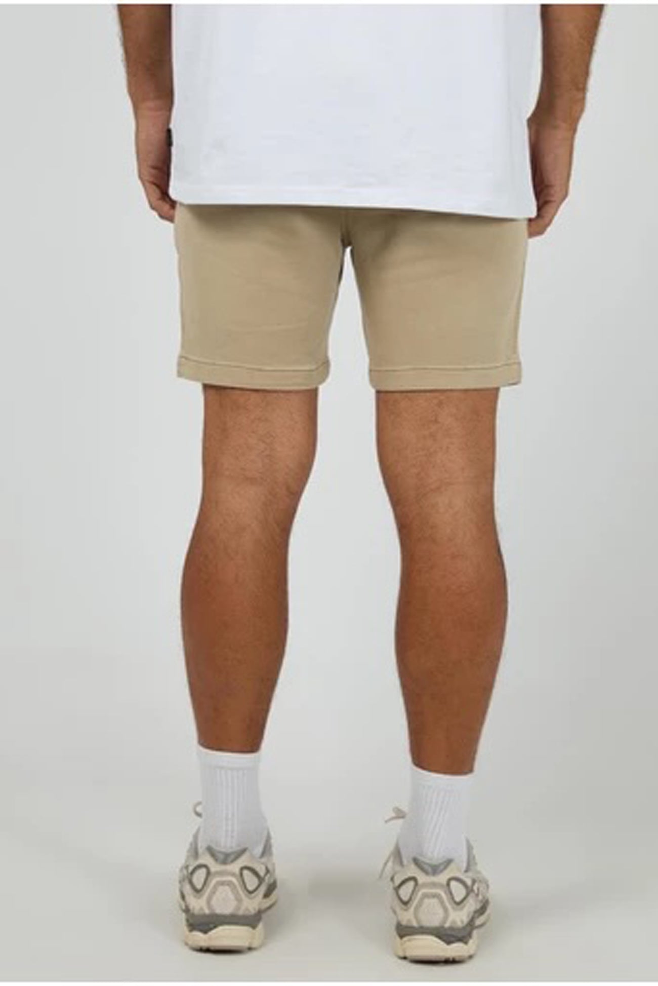 Fairhaven Elastic Waist Hybrid Short Sand