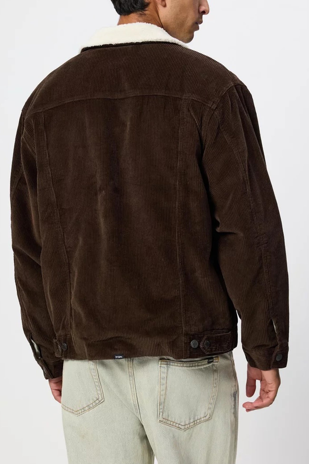 Oversized Sherpa Wanderer Cord Jacket Postal Brown
