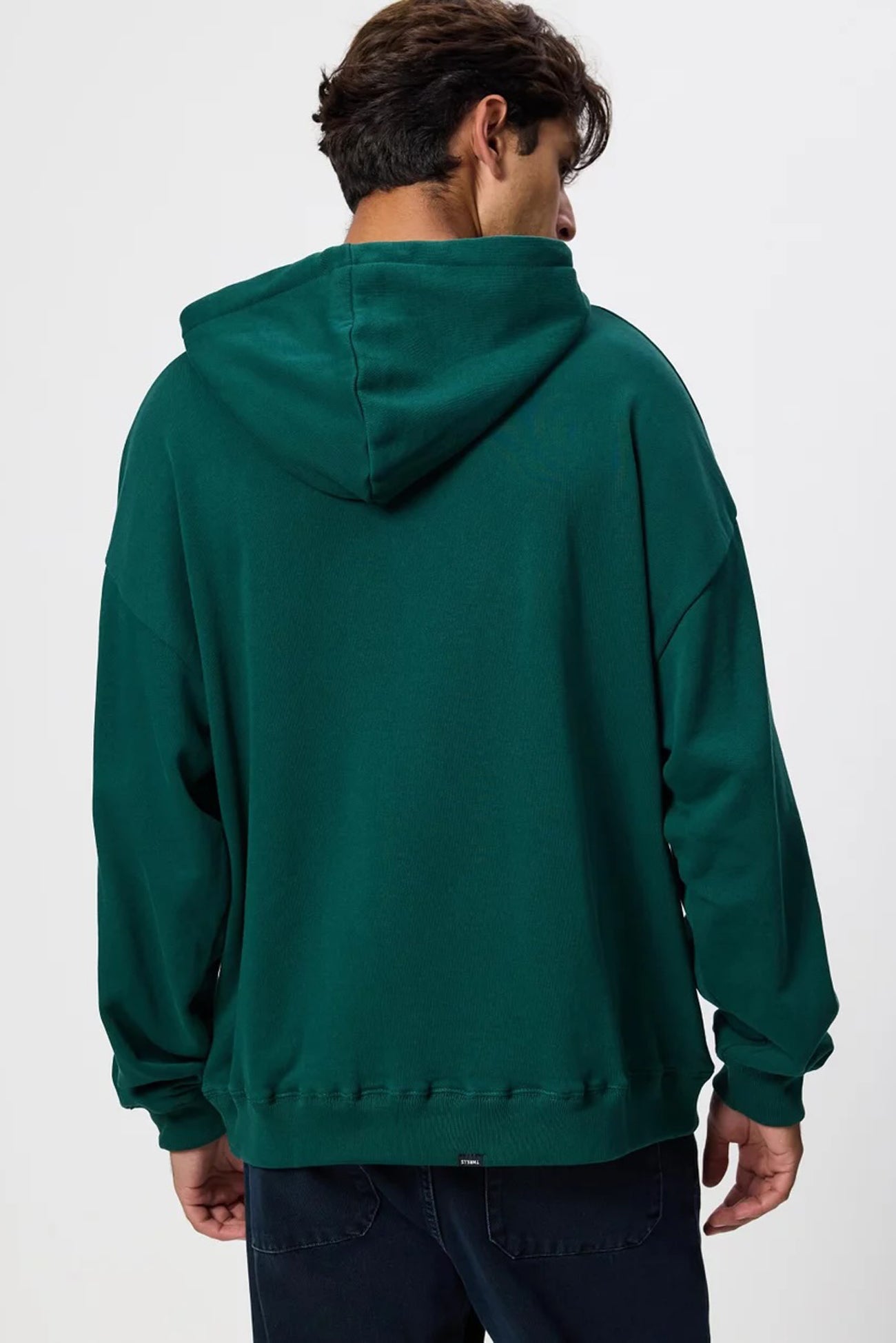 Minimal Thrills Slouch Pull On Hood Varsity Green