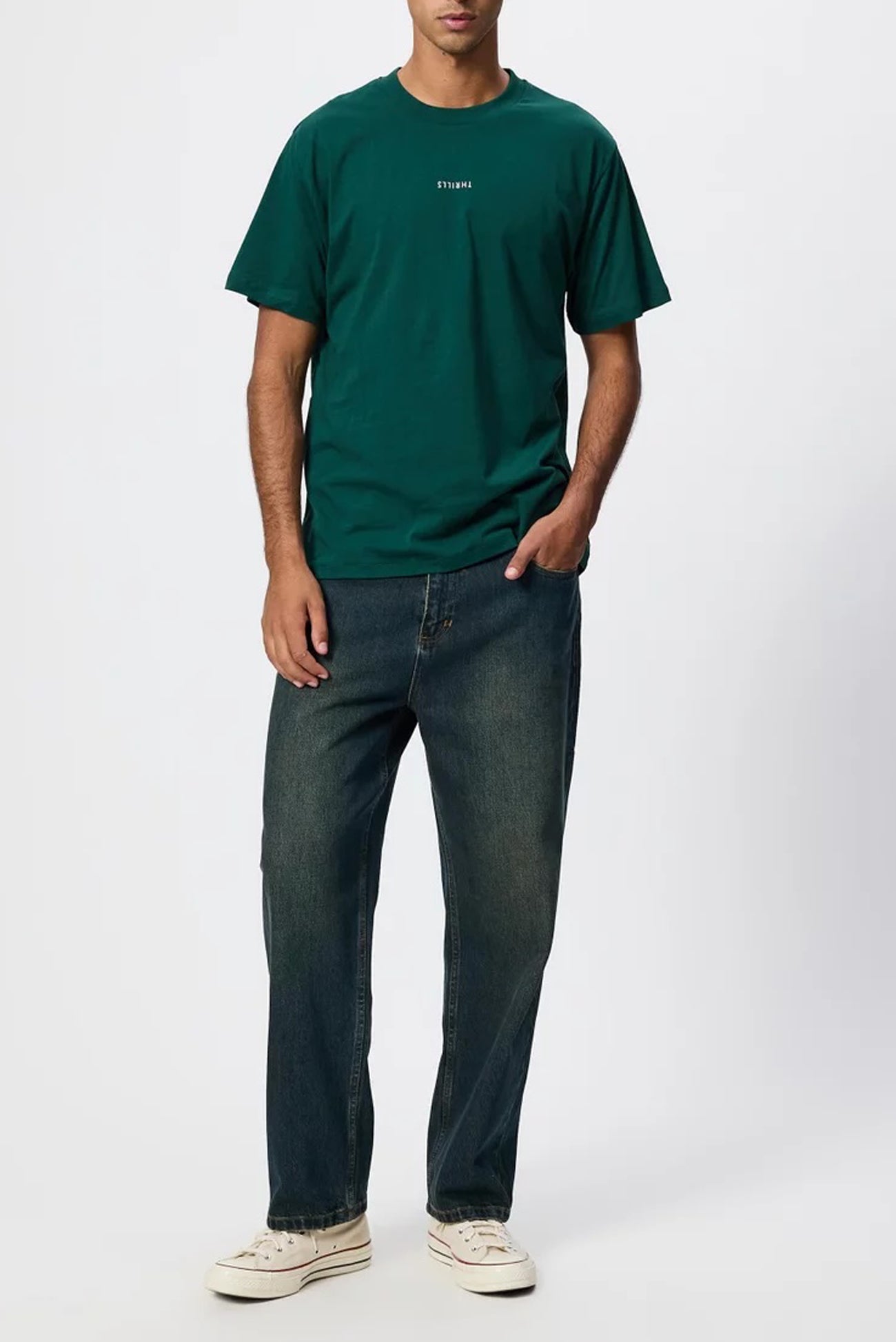 Minimal Thrills Merch Tee Varsity Green