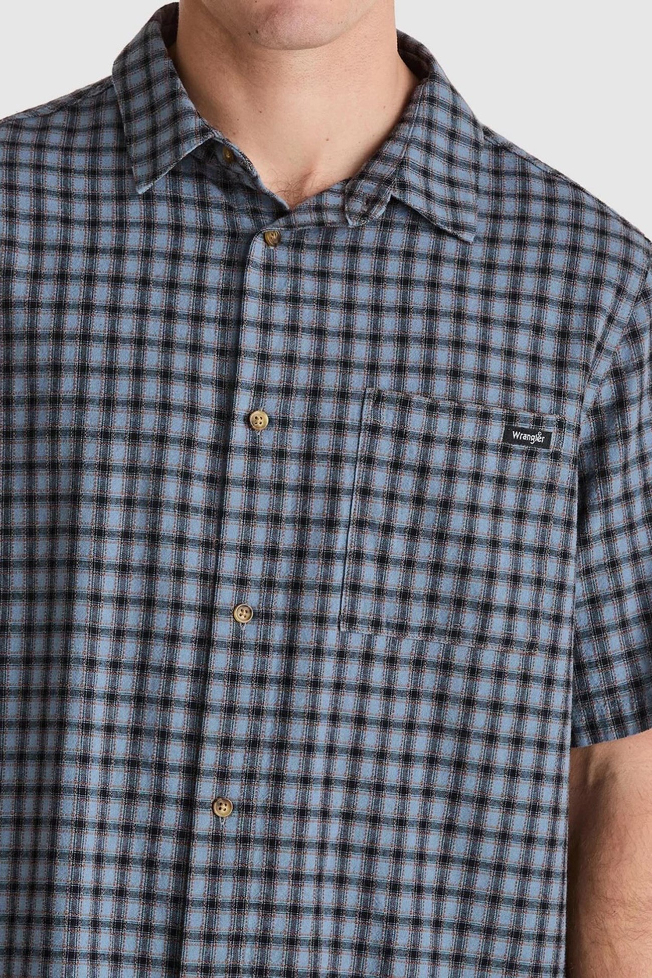 Boxcar Shirt Slate Blue Check
