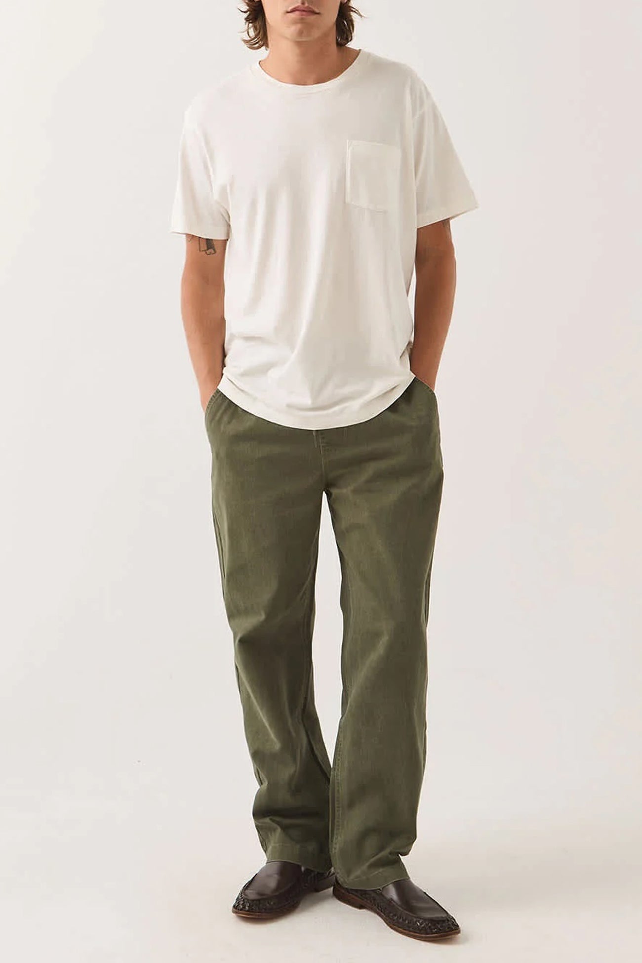 Everyday E-Waist Pant Dark Olive