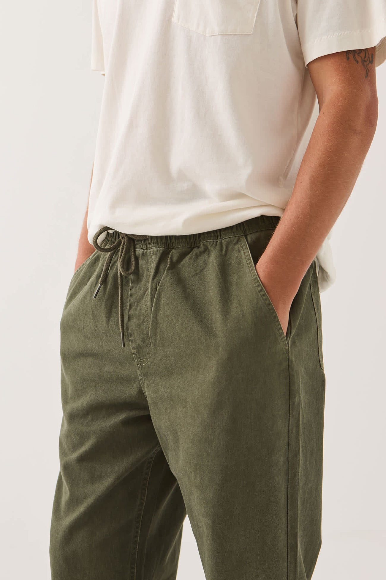 Everyday E-Waist Pant Dark Olive