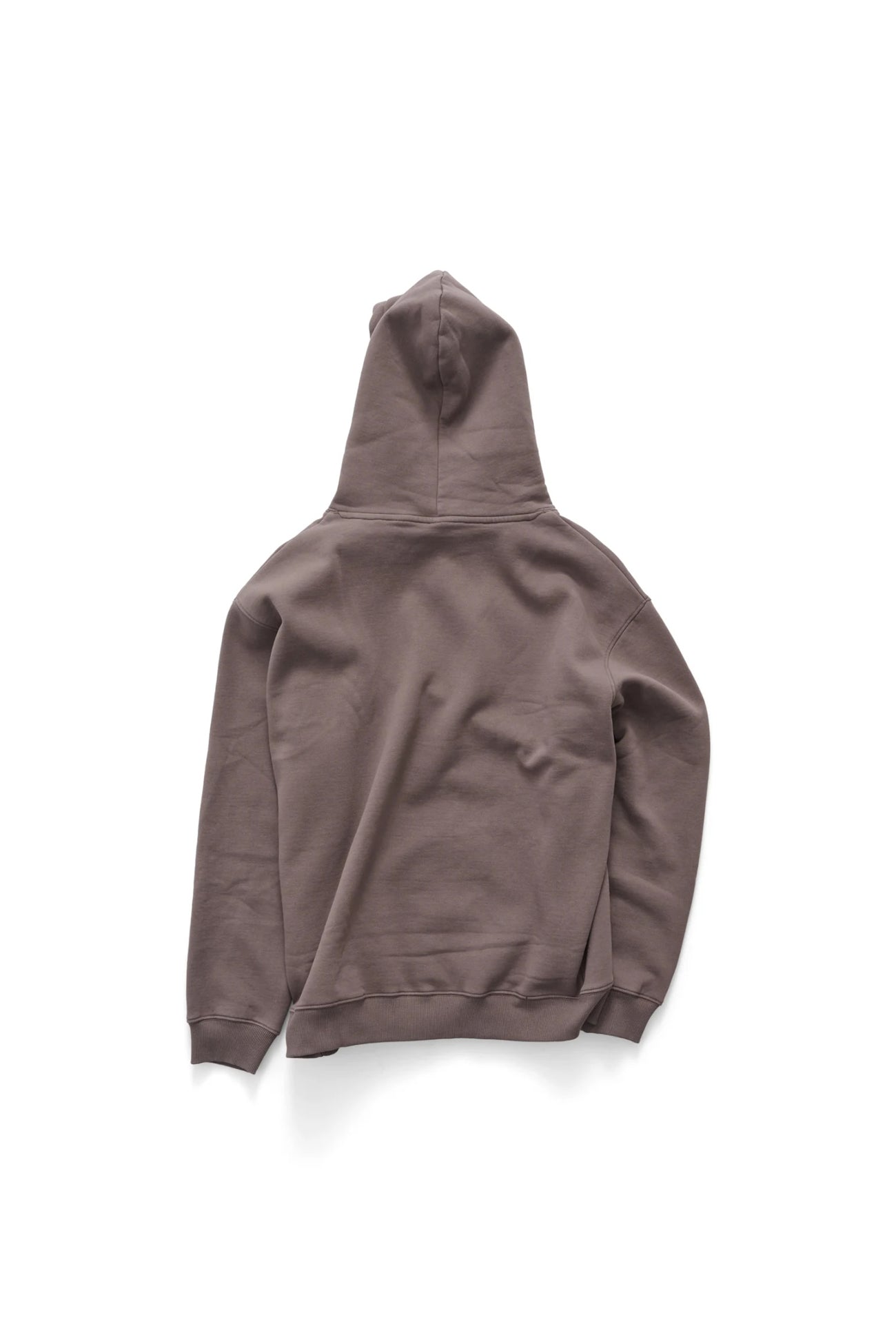 Mid Block Fleece Hood Ash