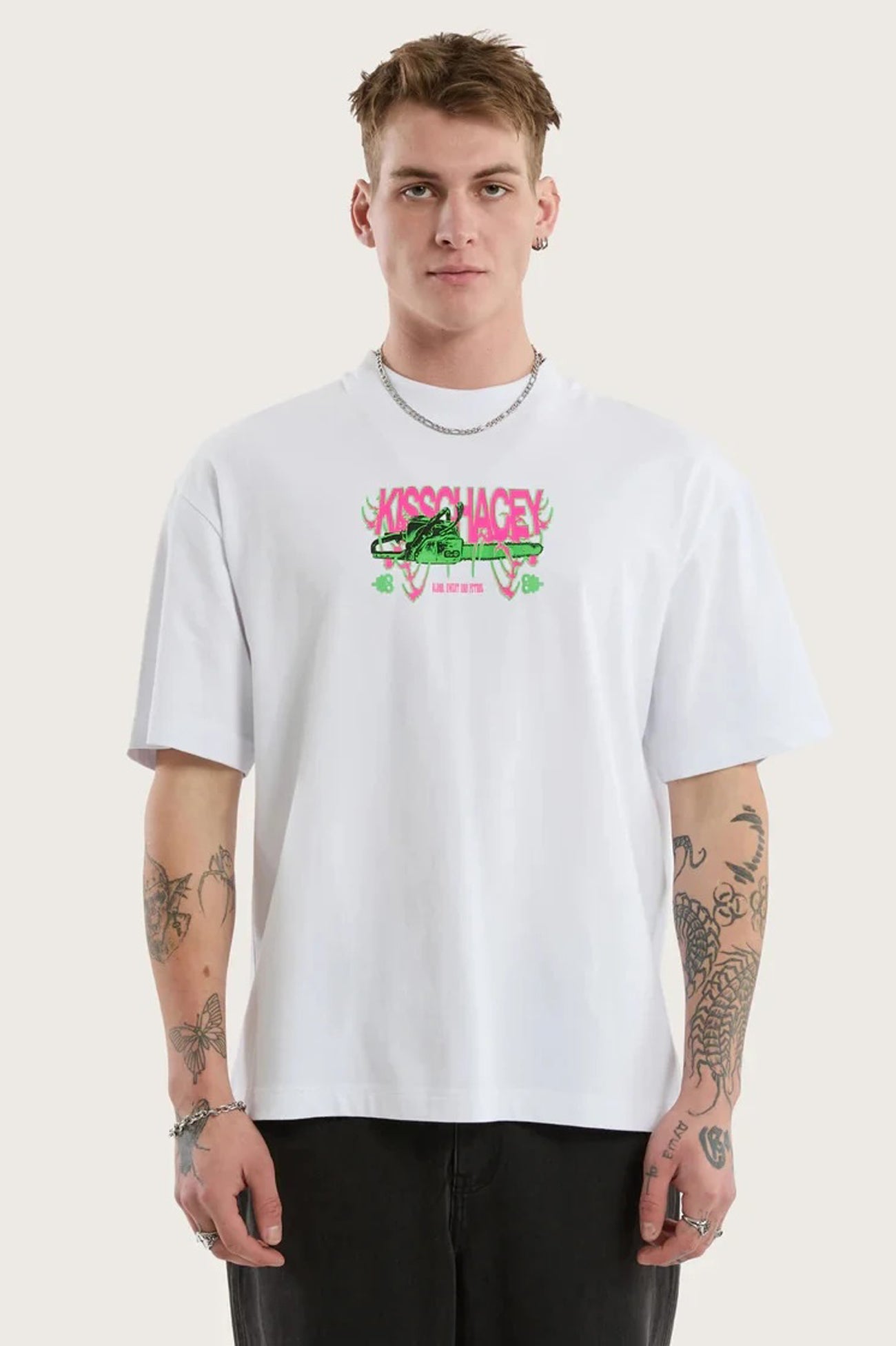 Petrol Street Tee Optical White