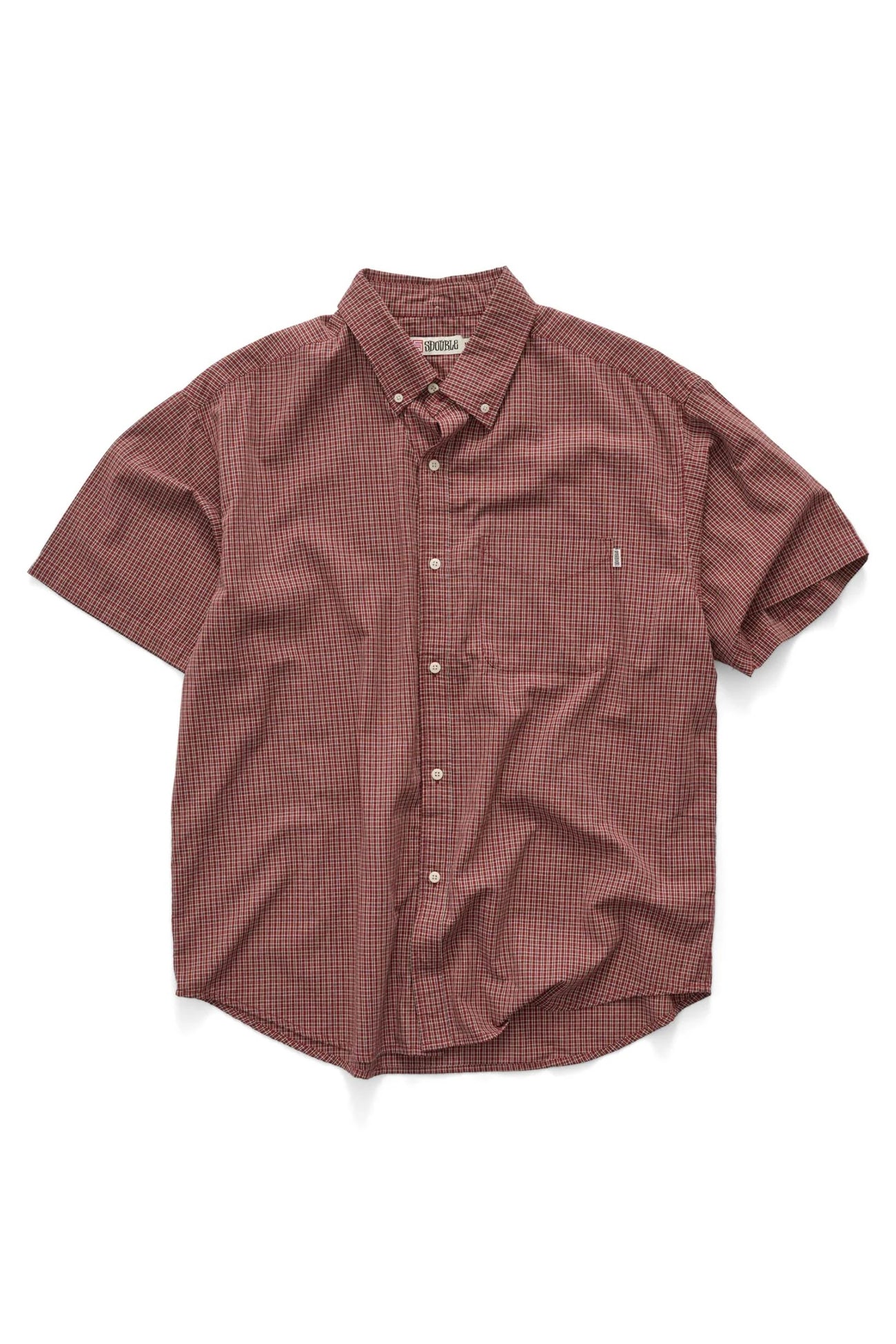 Test Plaid Short Sleeve Classic Shirt Copper