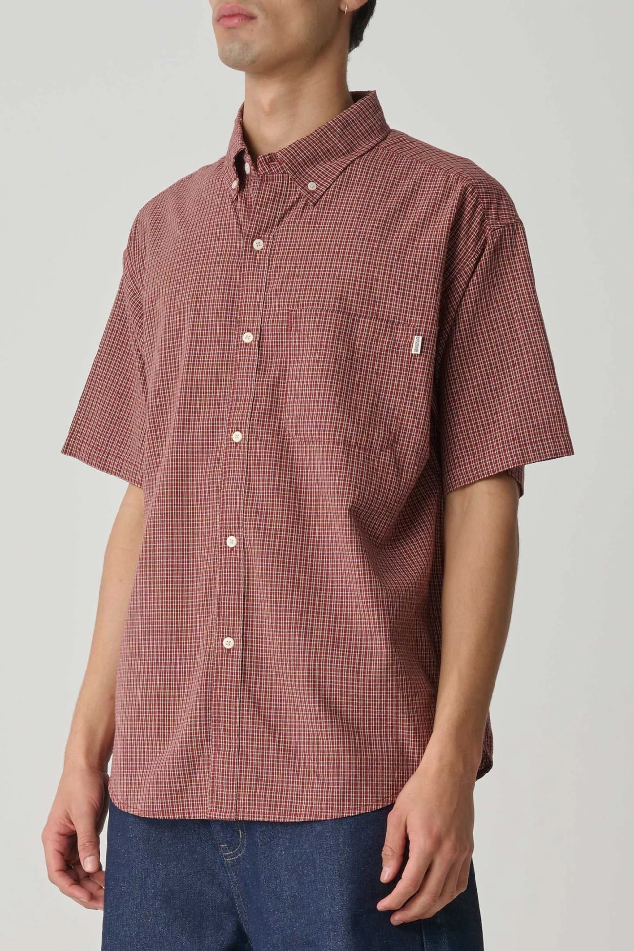 Test Plaid Short Sleeve Classic Shirt Copper