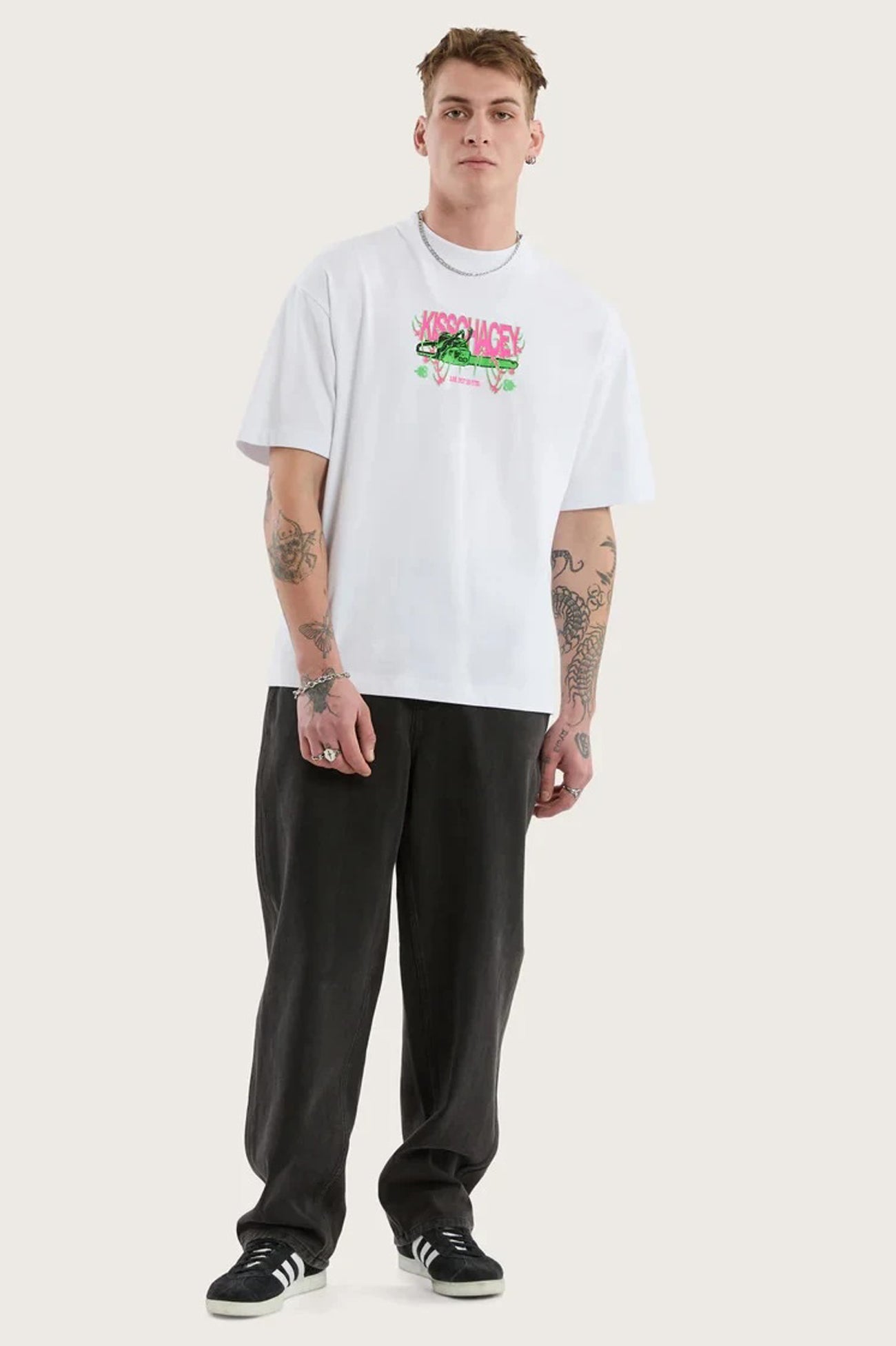 Petrol Street Tee Optical White