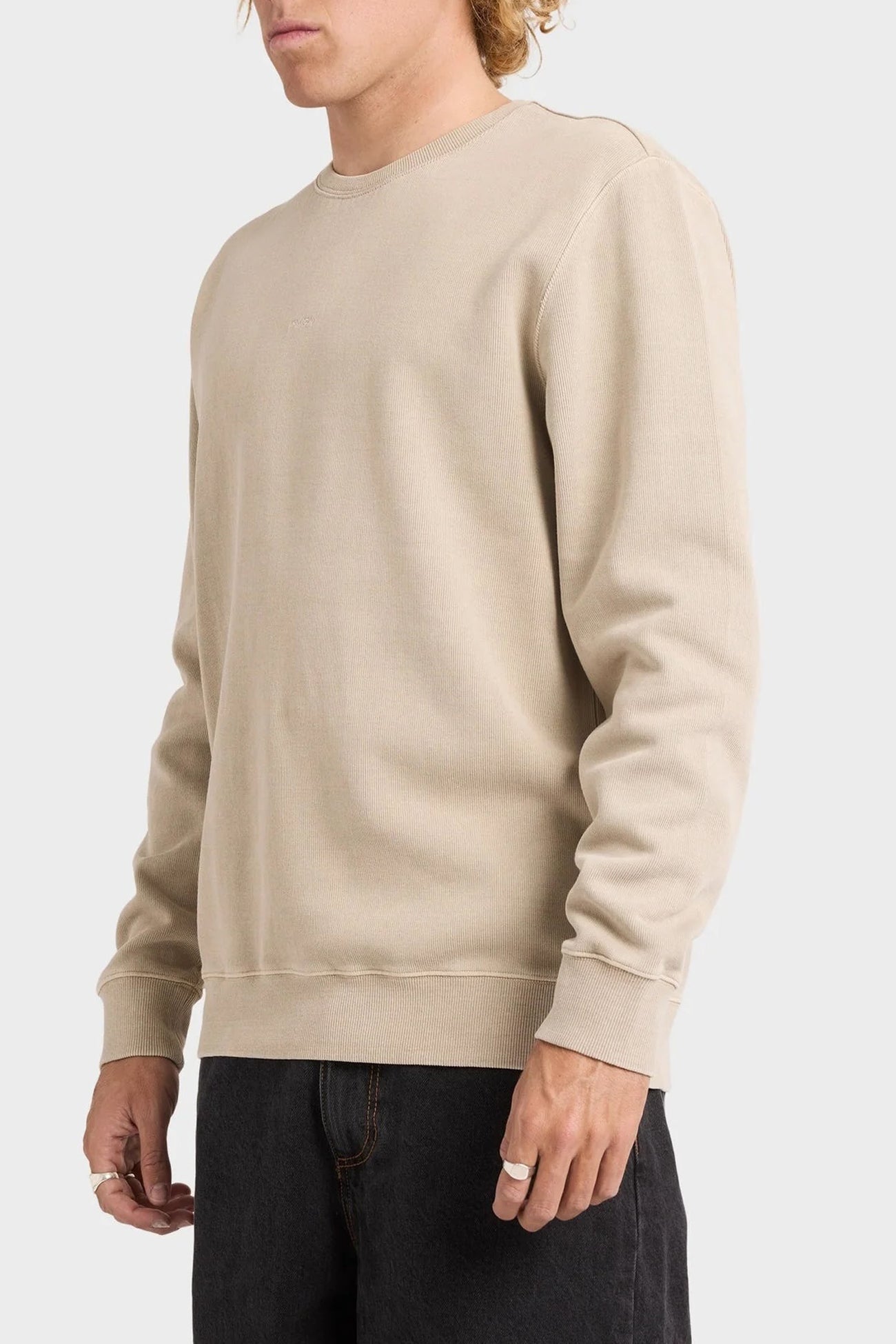 Little RVCA Crew Light Khaki