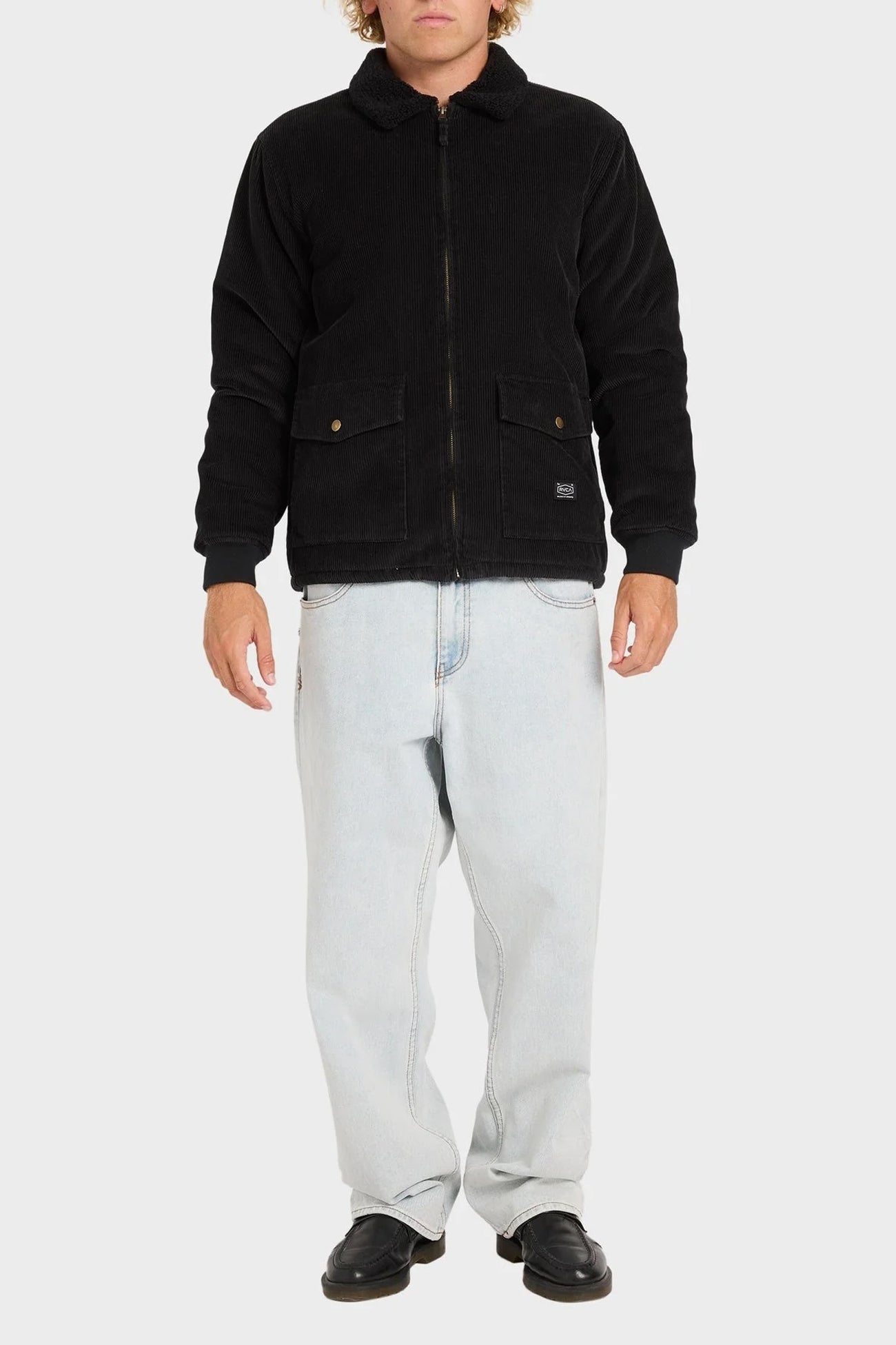 Station Cord Jacket RVCA Black