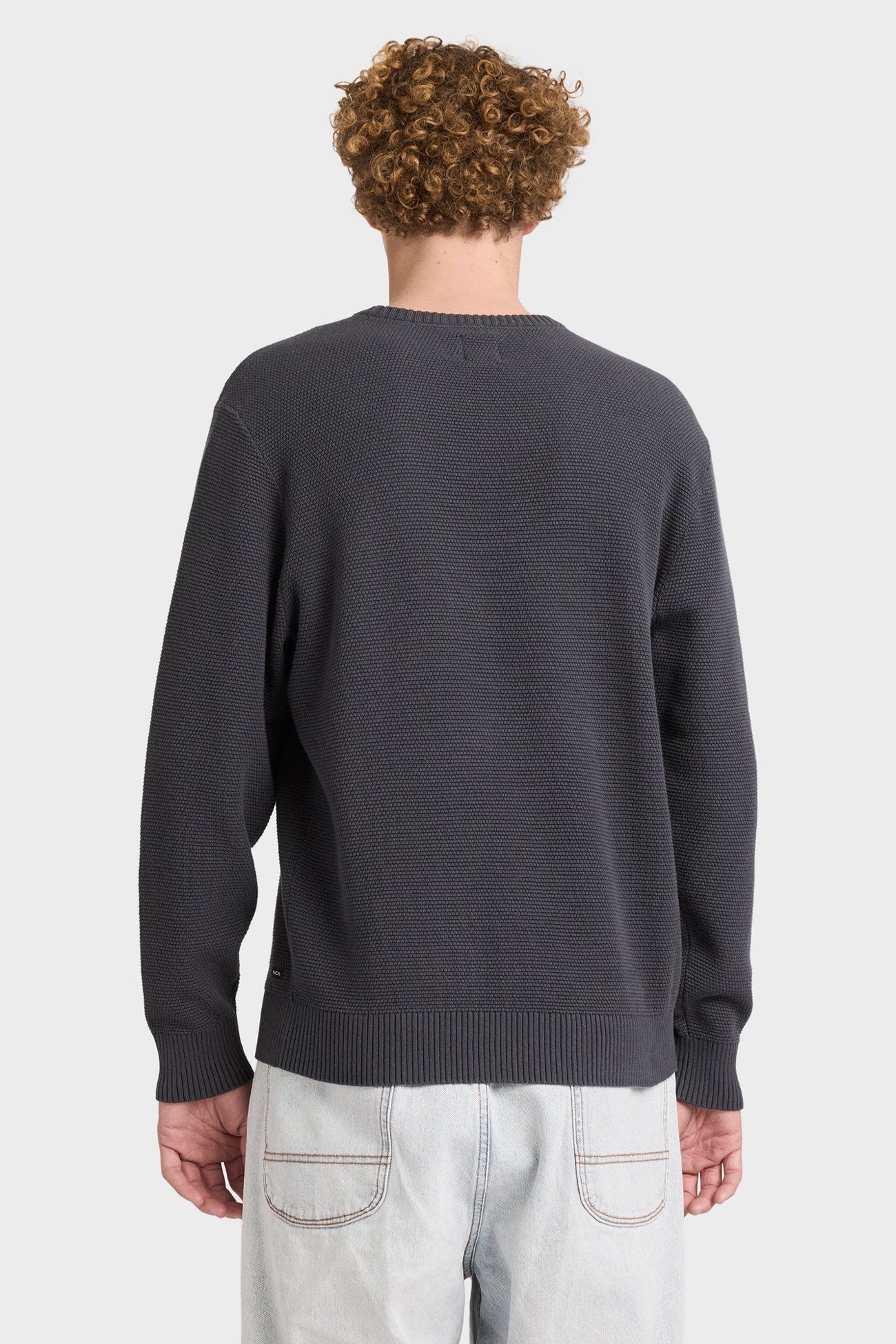 Duke Crew Knit Garage Blue