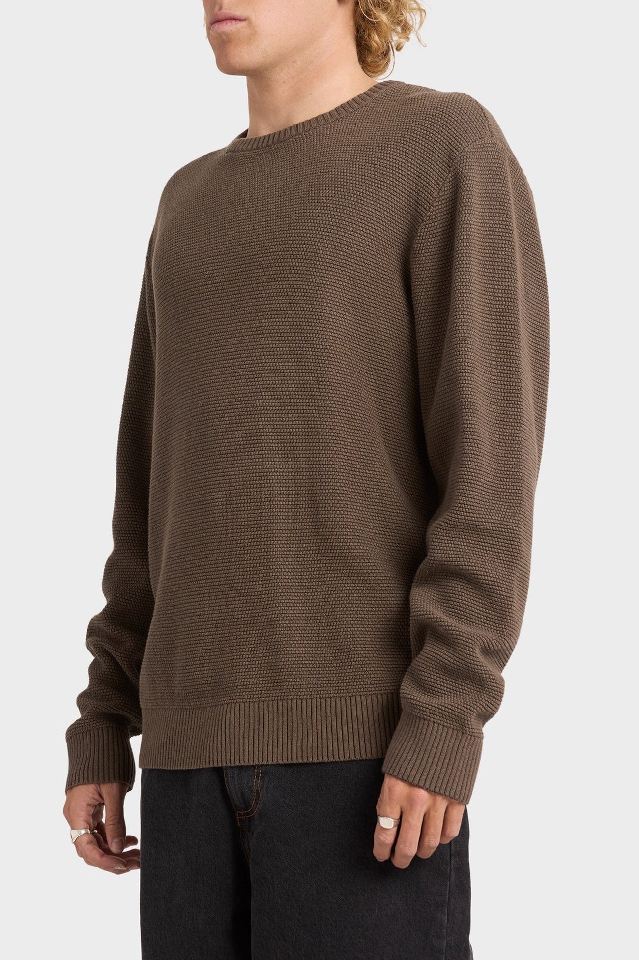 Duke Crew Knit Mocha