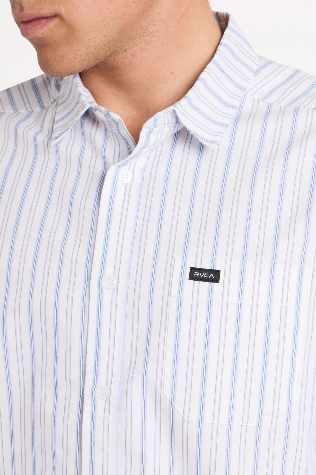 Frederiksberg Long Sleeve Shirt Ice Blue