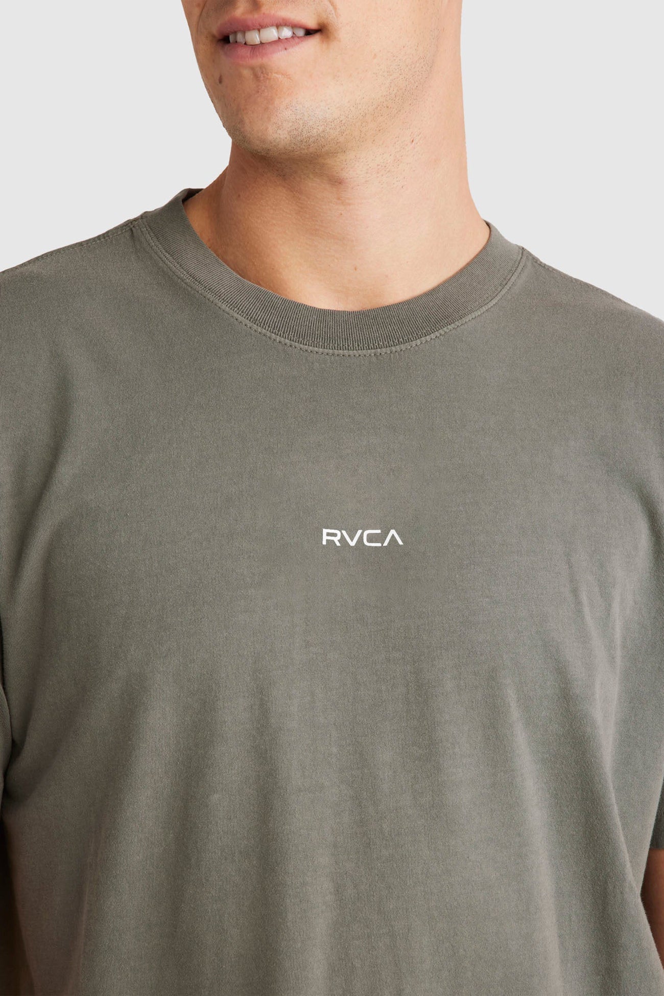 RVCA Unflipped Short Sleeve Tee Washed Olive